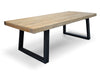 2.4m Reclaimed Elm Wood Dining Table - image 3