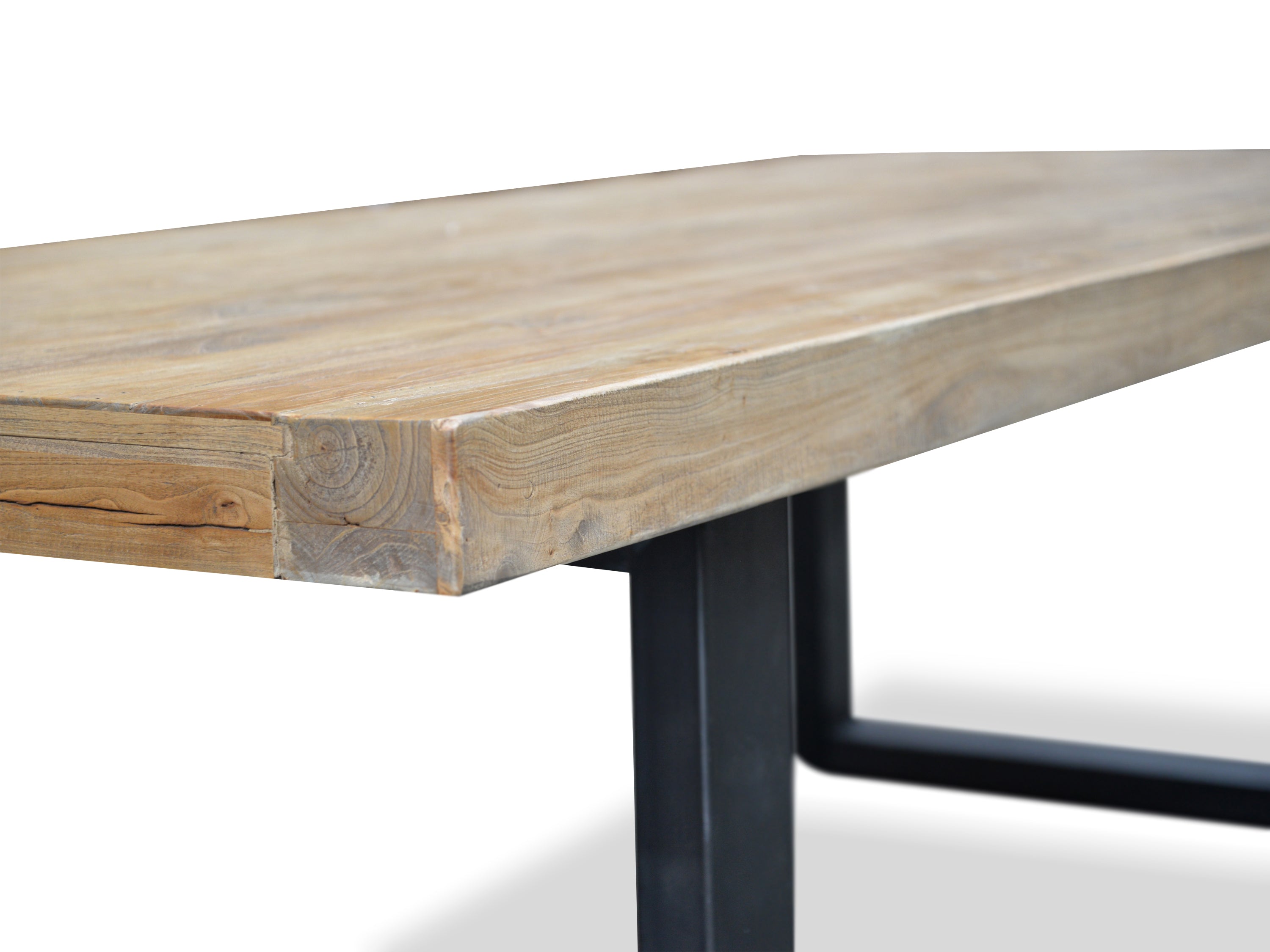 CDT051 2.4m Reclaimed Elm Wood Dining Table