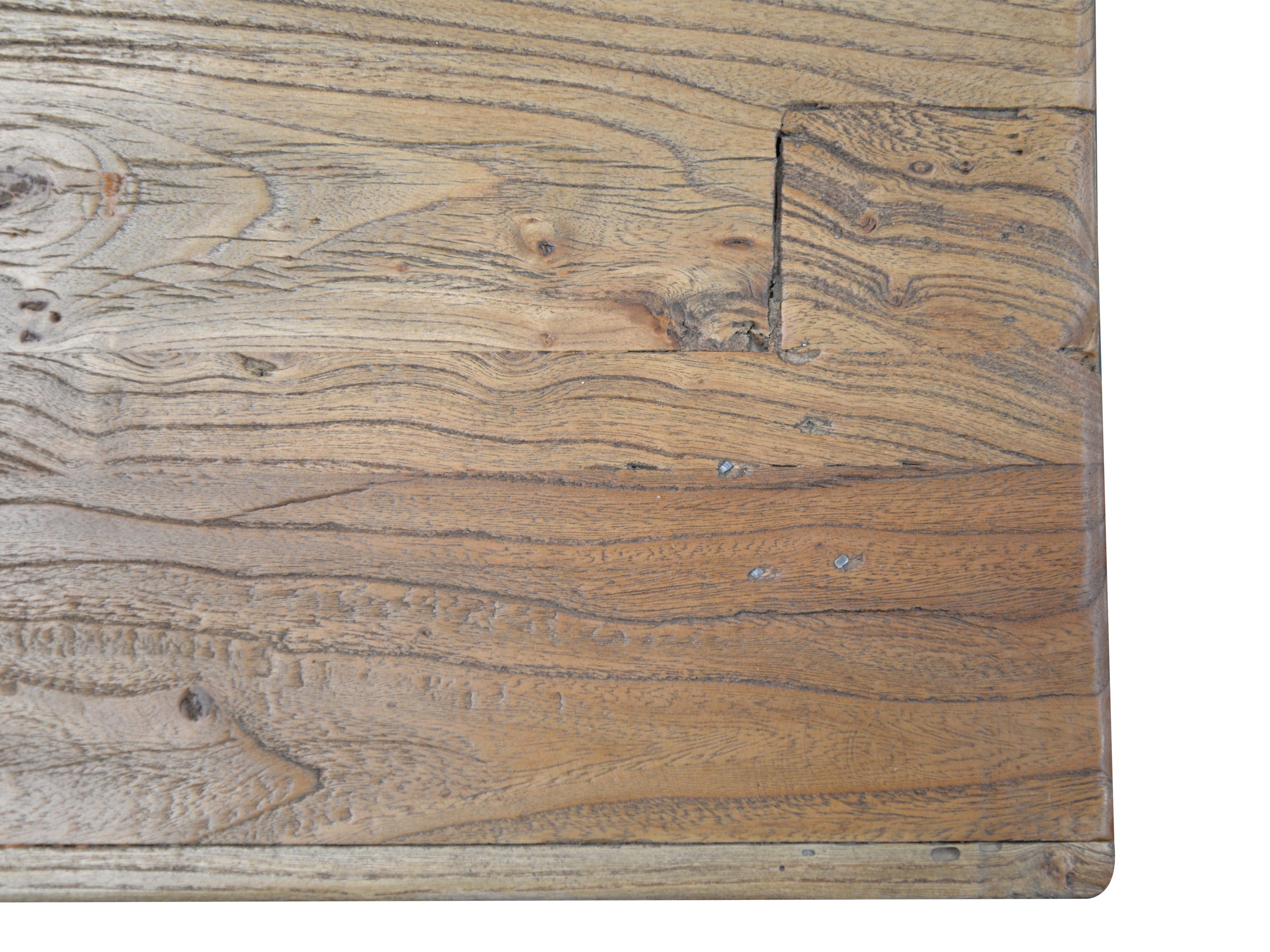 2.4m Reclaimed Elm Wood Dining Table - image 7