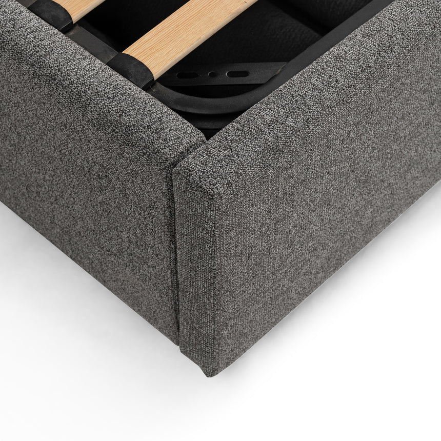 Wide Base Queen Bed Frame - Spec Charcoal