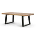 1.98m Reclaimed Elm Wood Dining Table - image 4
