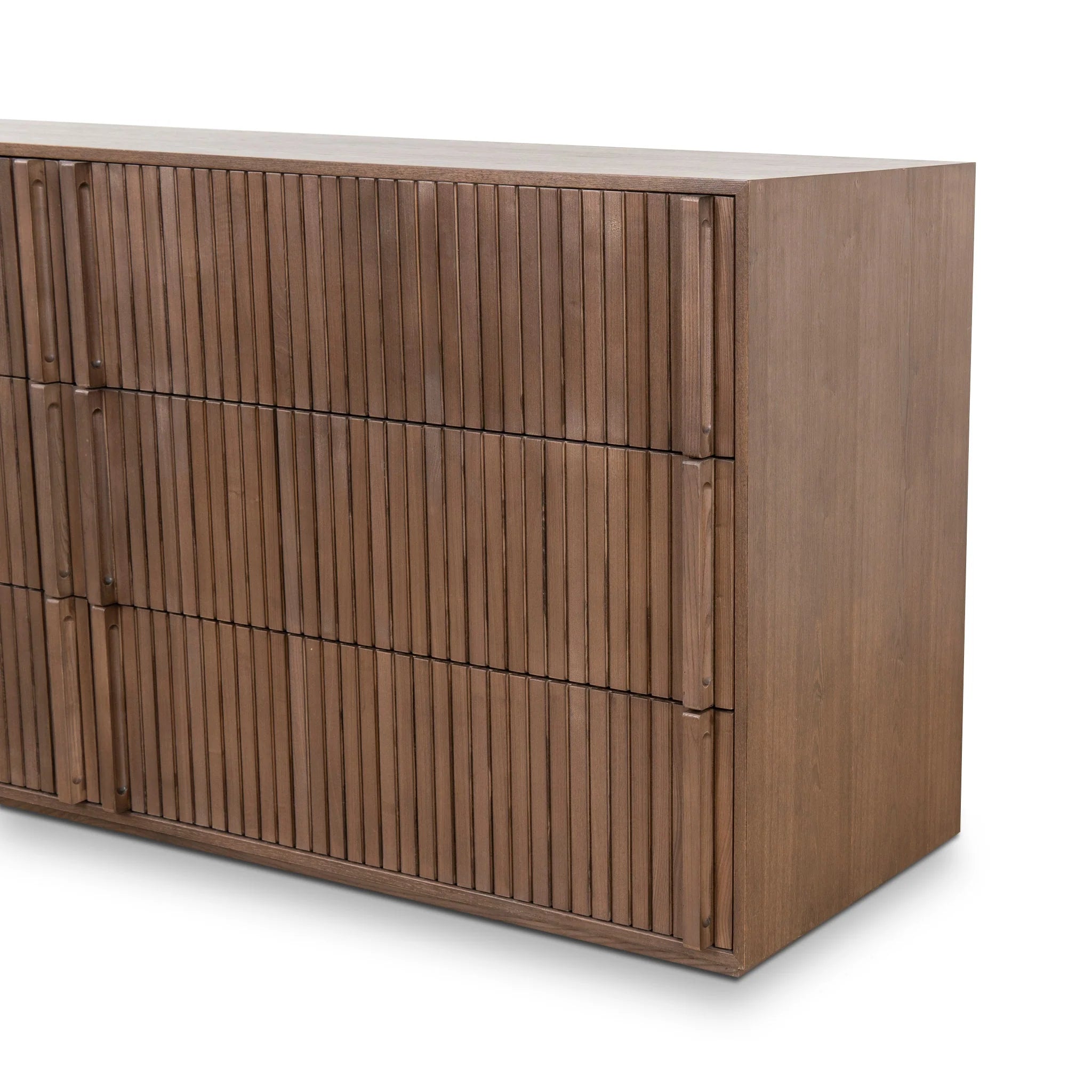 Penuro 6 Drawer Wooden Chest - Walnut