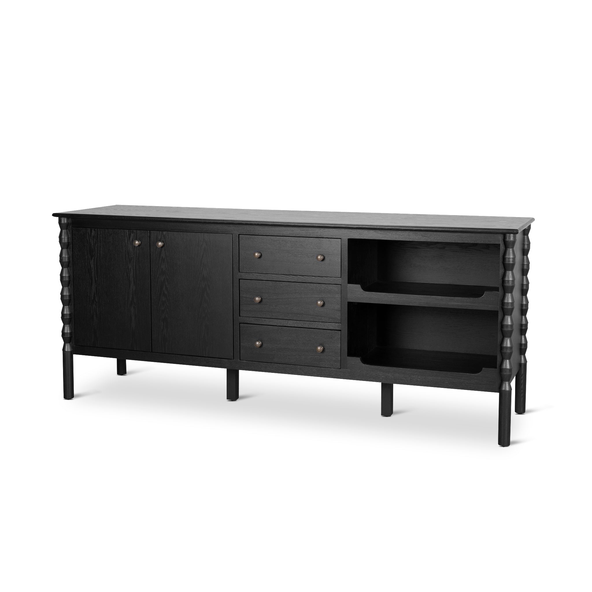 1.9m Sideboard - Black