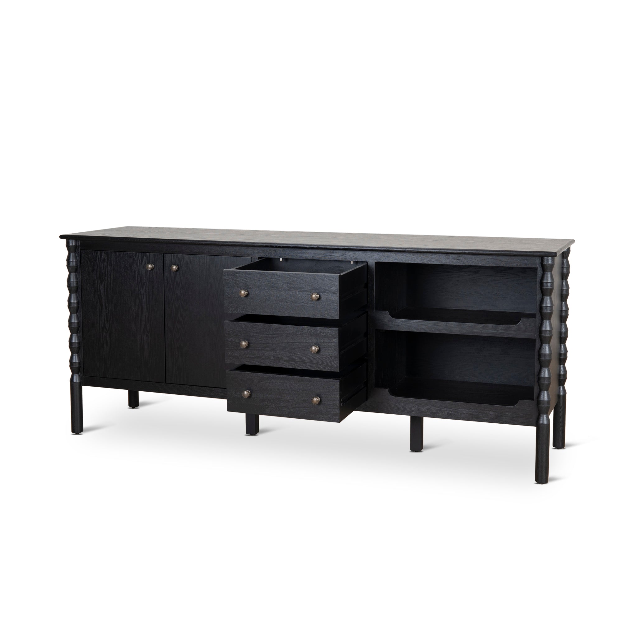 1.9m Sideboard - Black