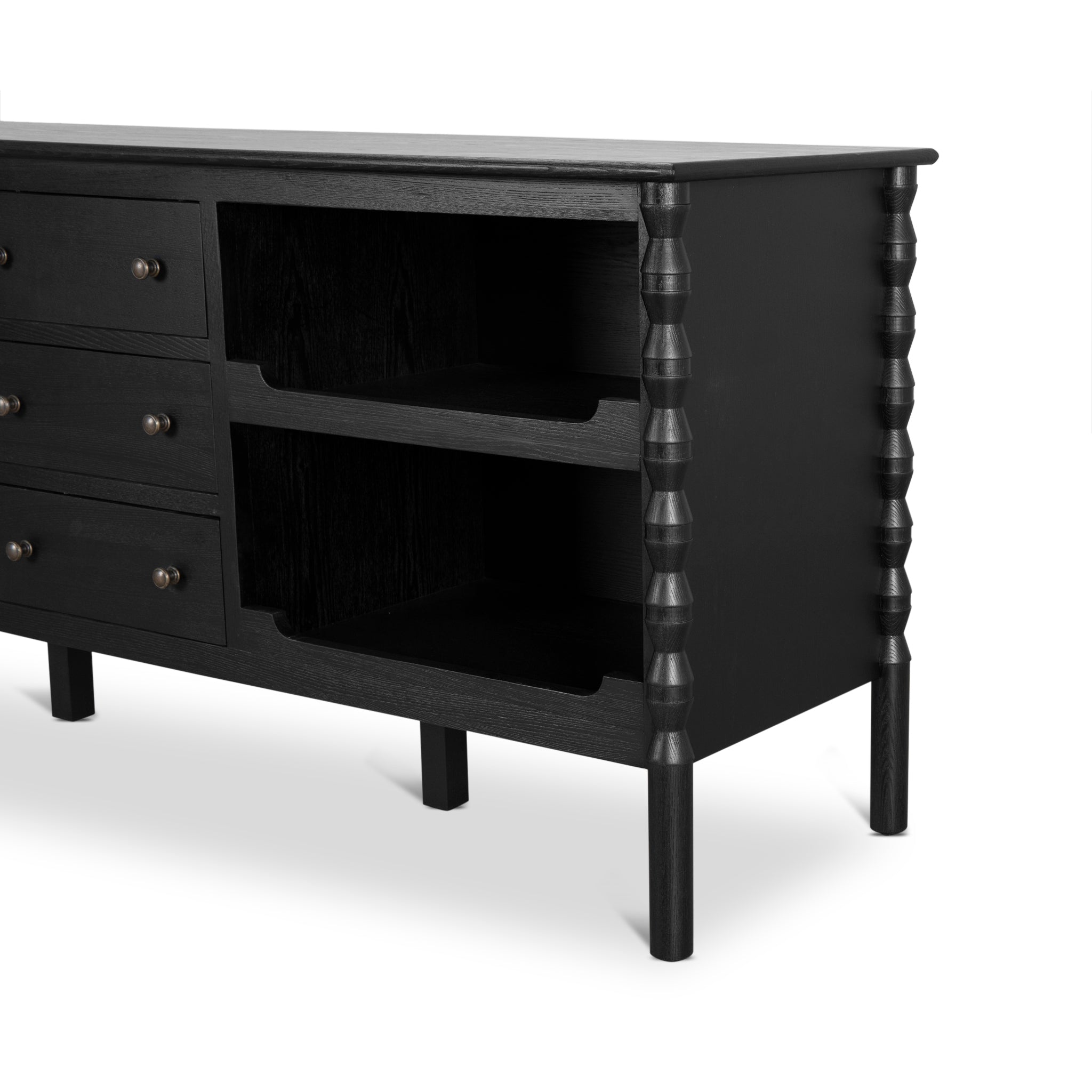 1.9m Sideboard - Black