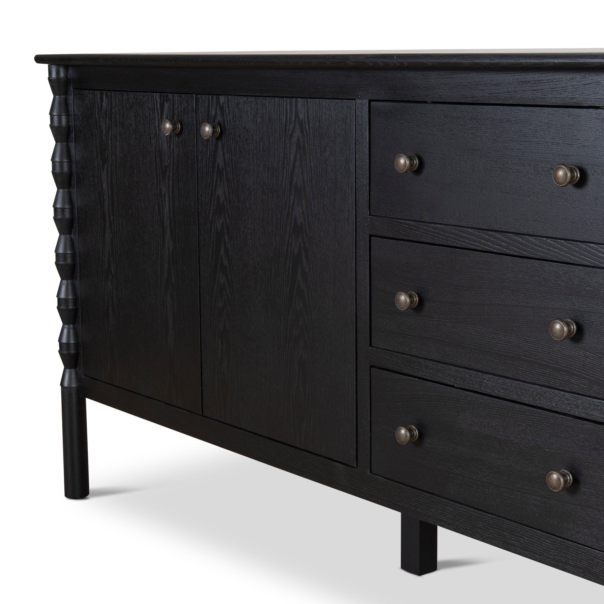 1.9m Sideboard - Black