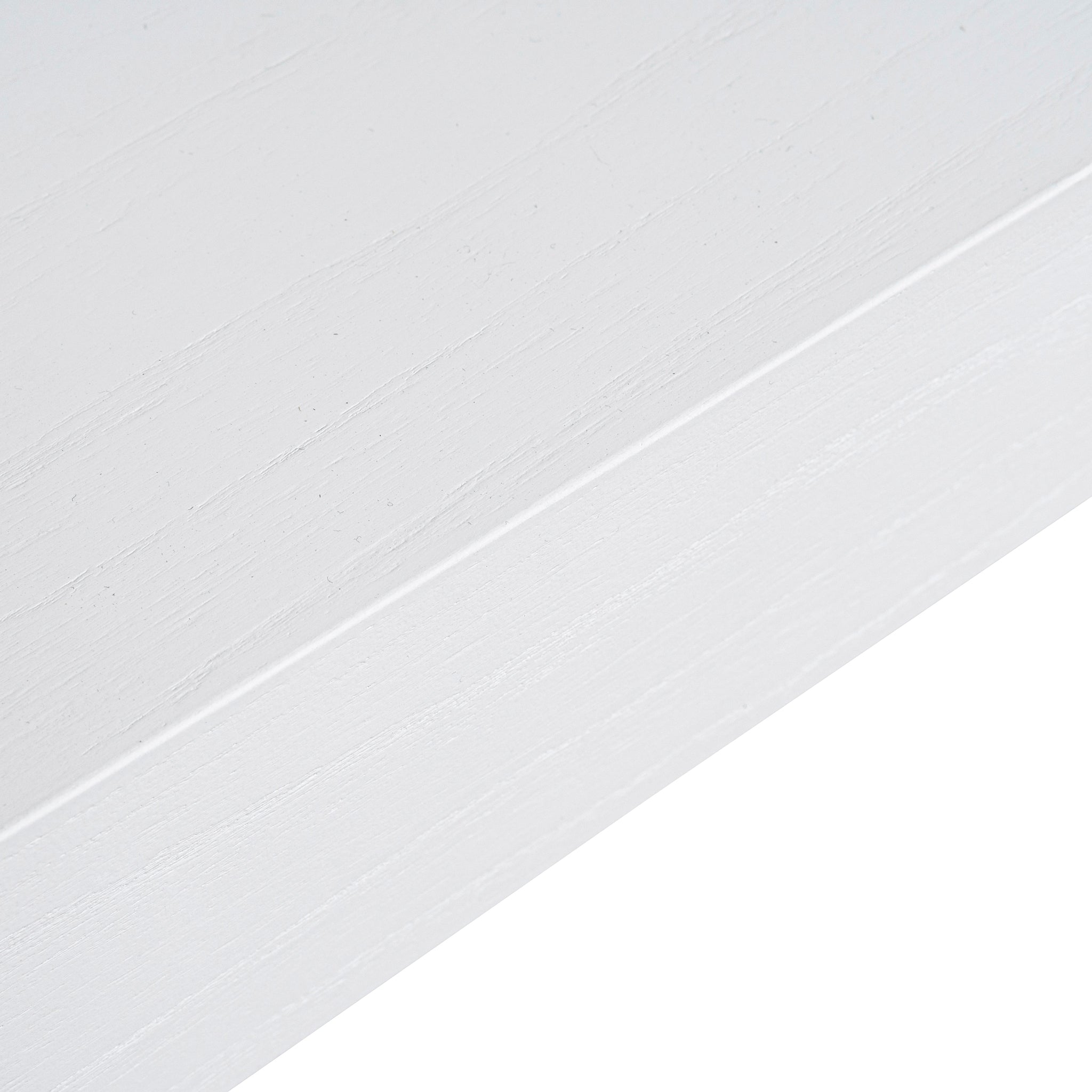 1.9m New Elm Console Table - Full White