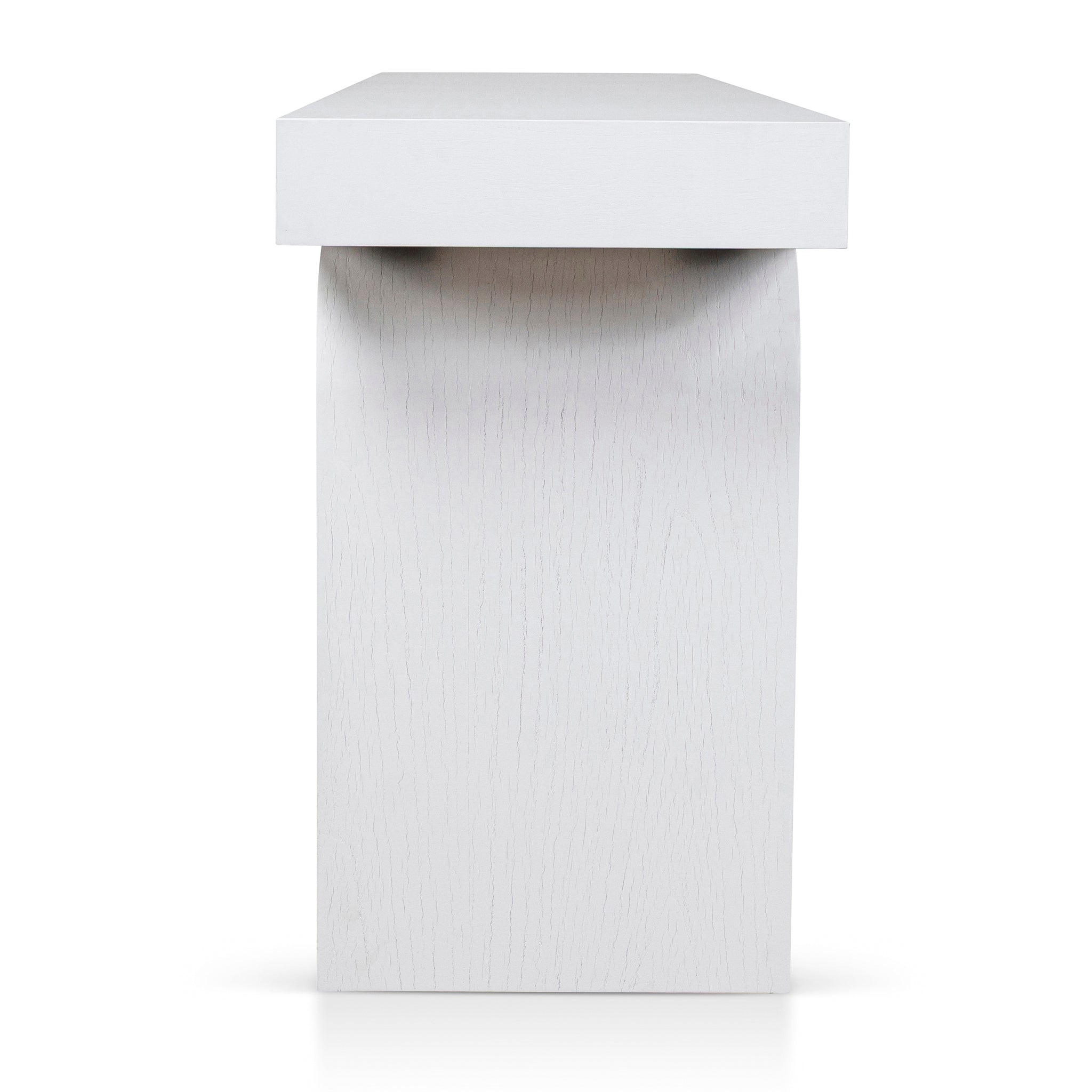 CDT10046-NI 1.9m New Elm Console Table - Full White