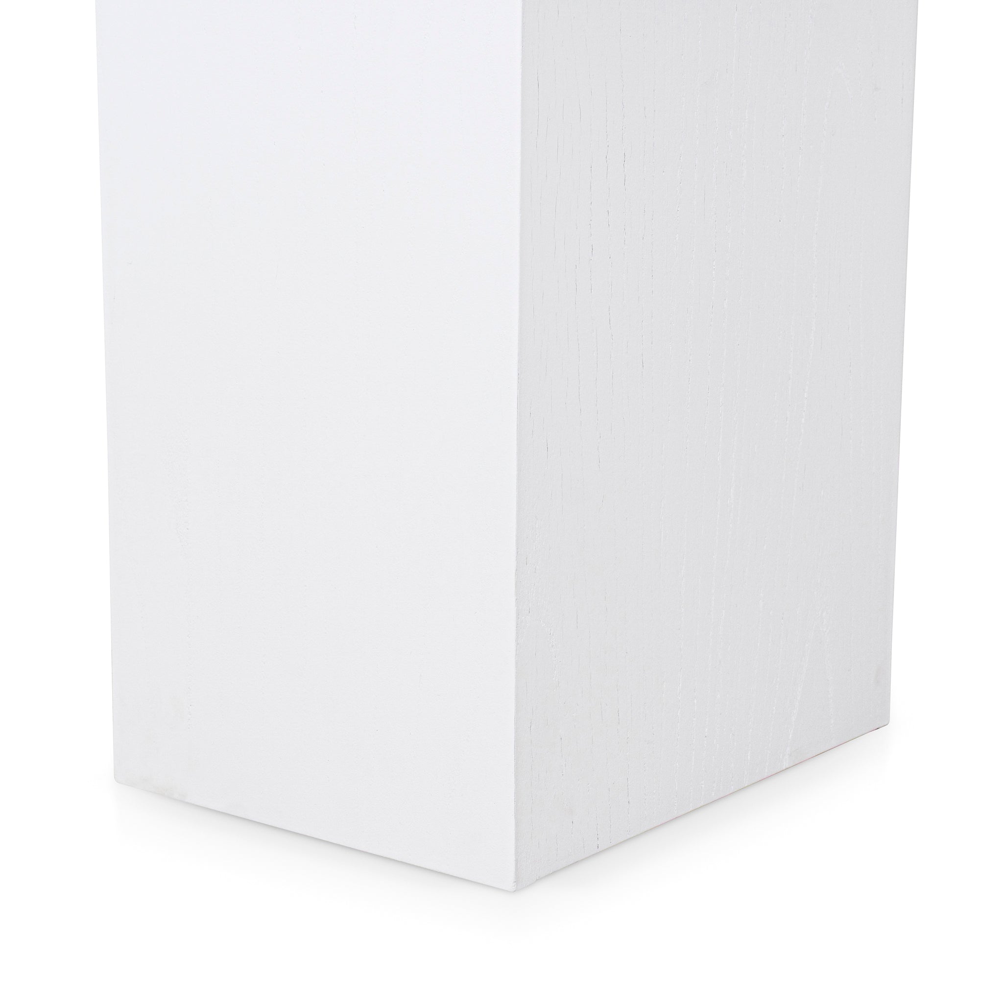 1.9m New Elm Console Table - Full White