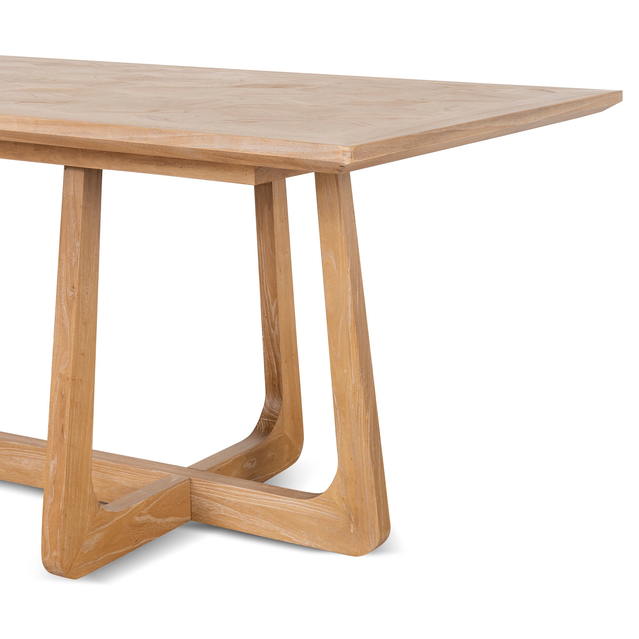 2.4m Oak Dining Table - Natural