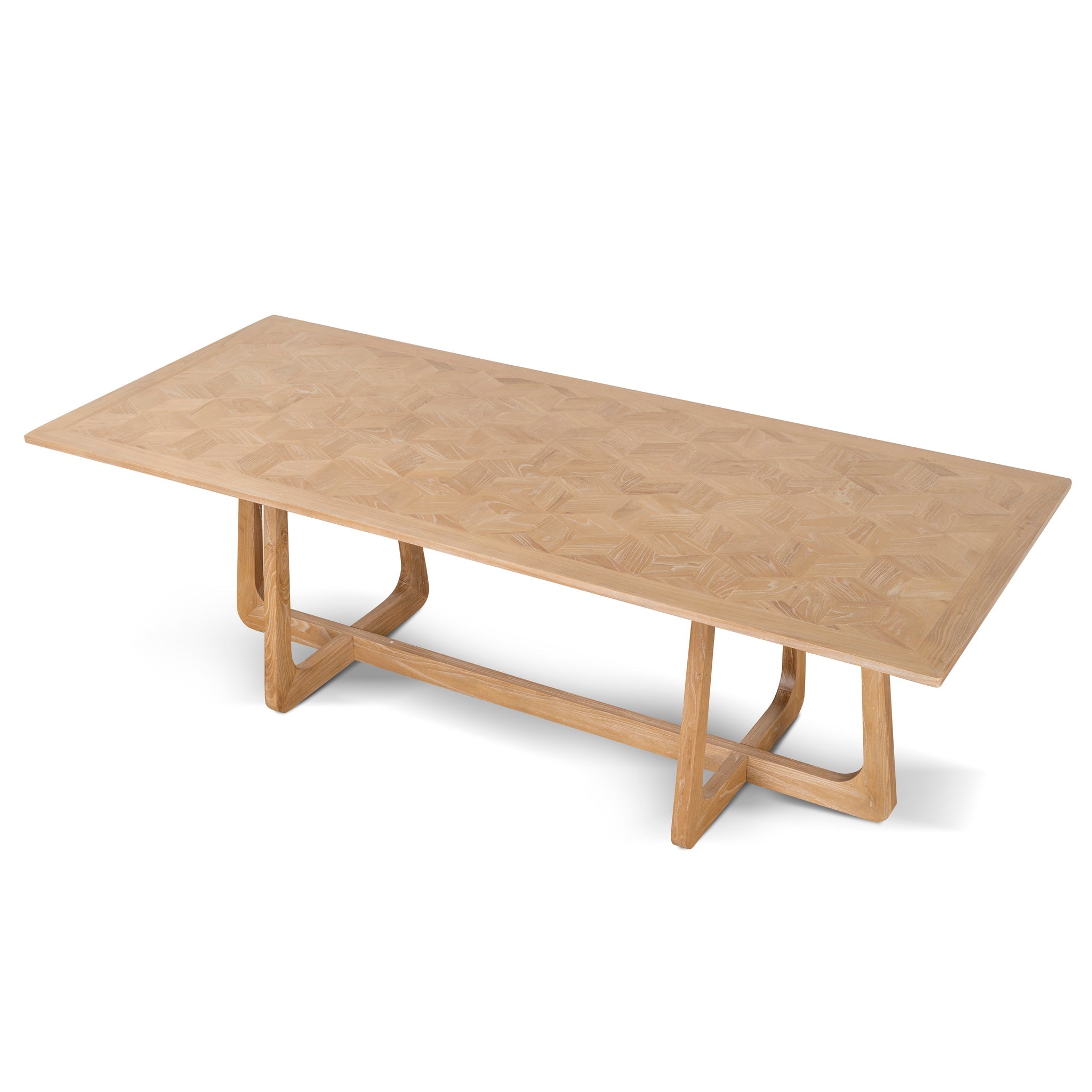 2.4m Oak Dining Table - Natural