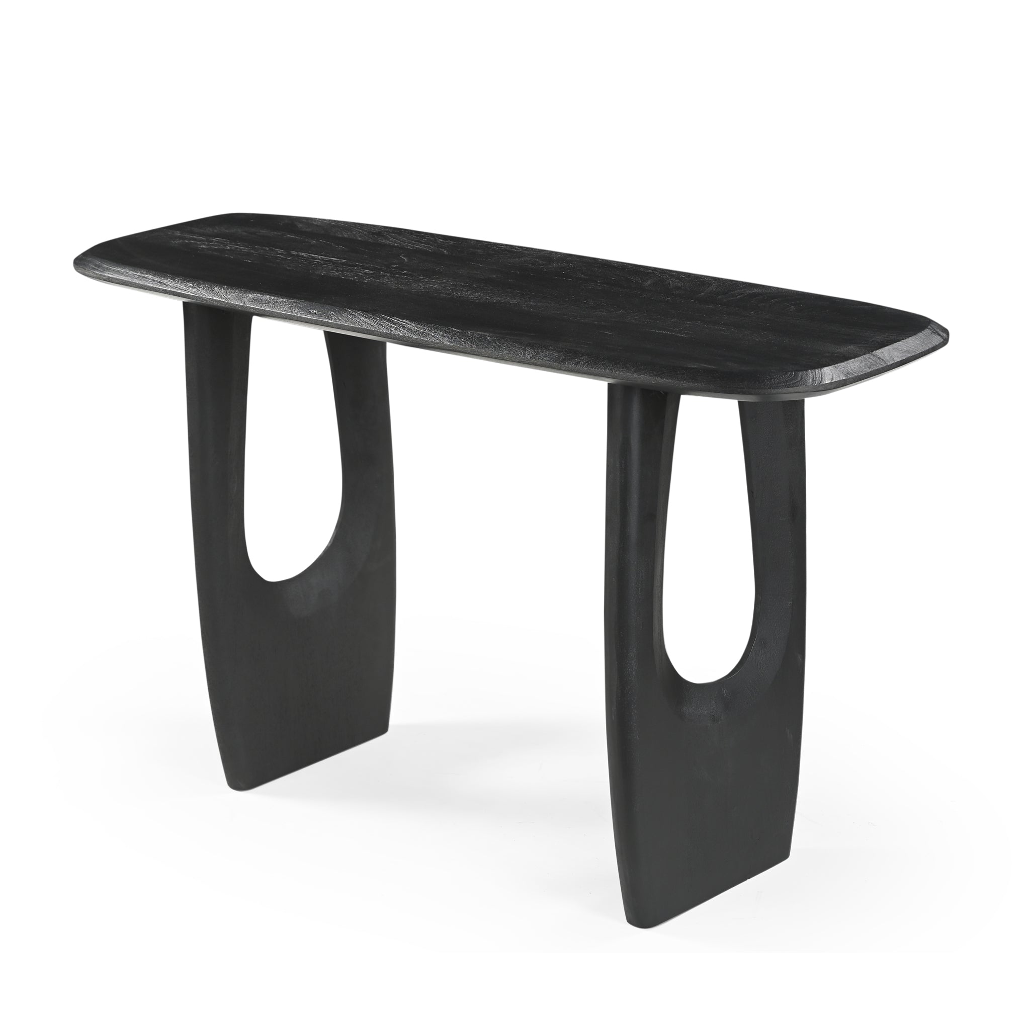 1.3m Console Table - Full Black