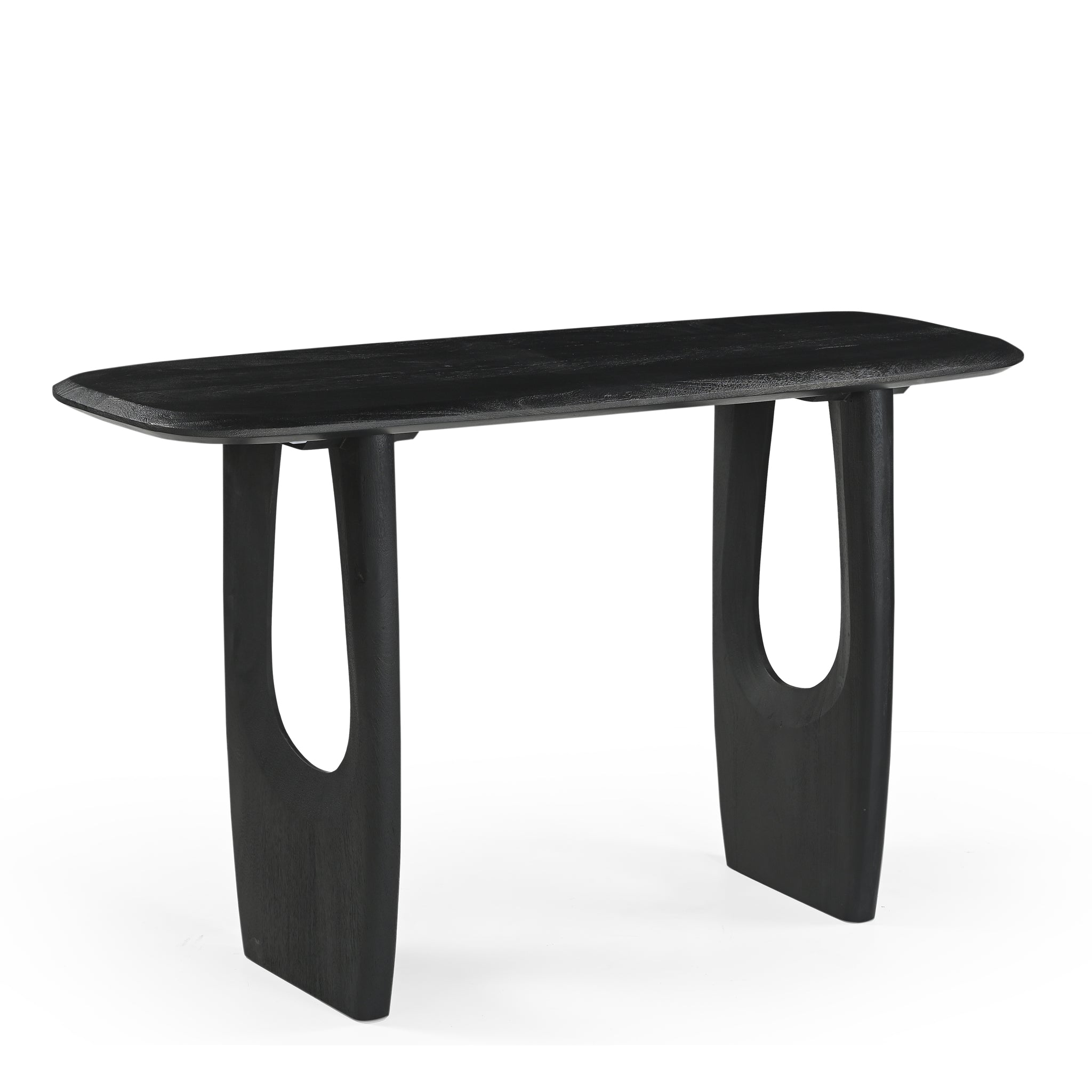 CDT10207-RB 1.3m Console Table - Full Black