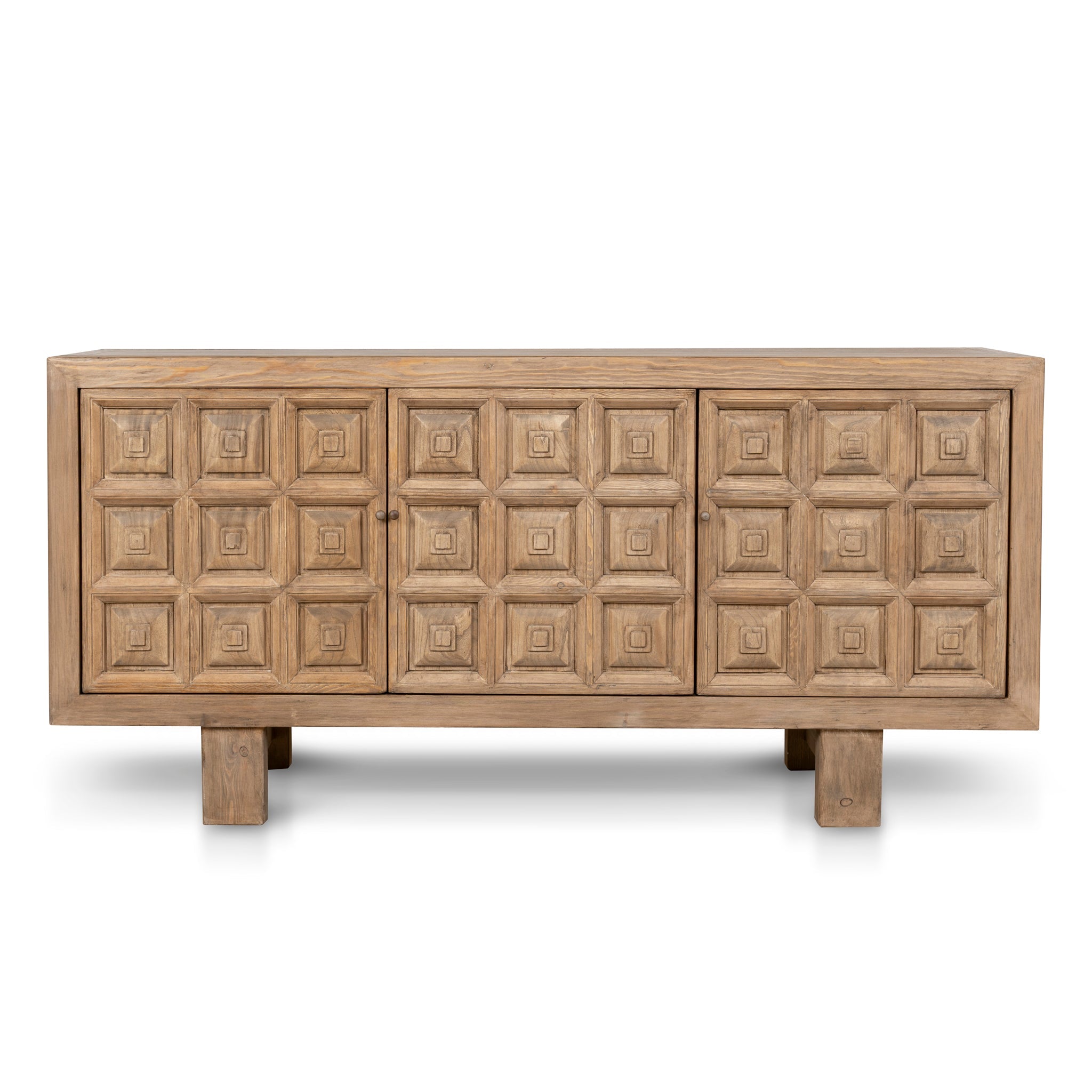 CDT10235-NA 1.83m Elm Sideboard Unit - Natural