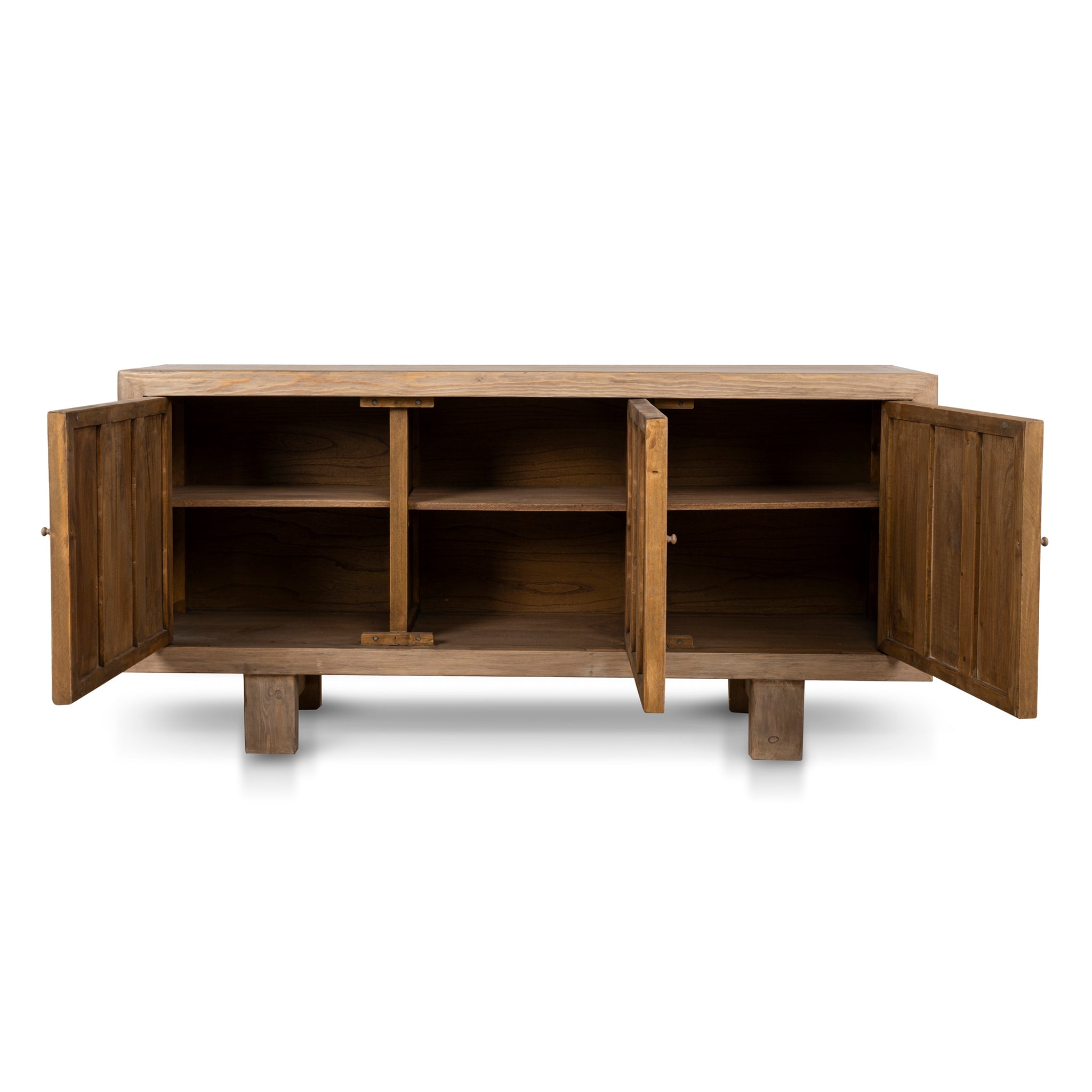 CDT10235-NA 1.83m Elm Sideboard Unit - Natural