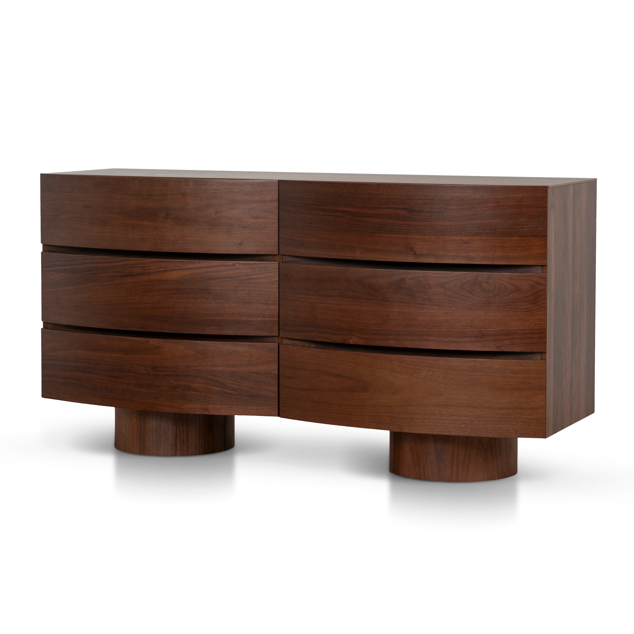 CDT10246-IG 1.4m Chest of Drawer - Walnut