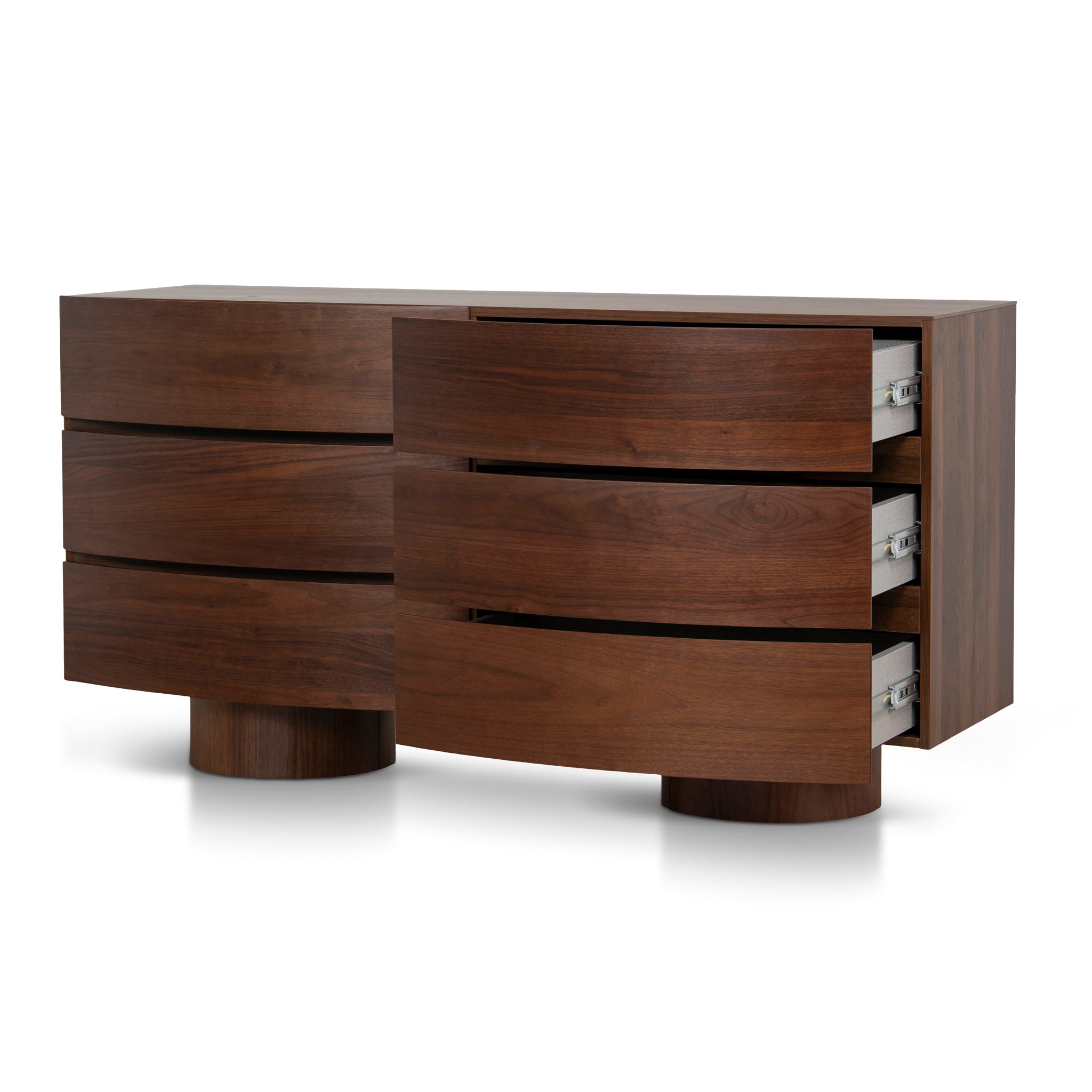 CDT10246-IG 1.4m Chest of Drawer - Walnut