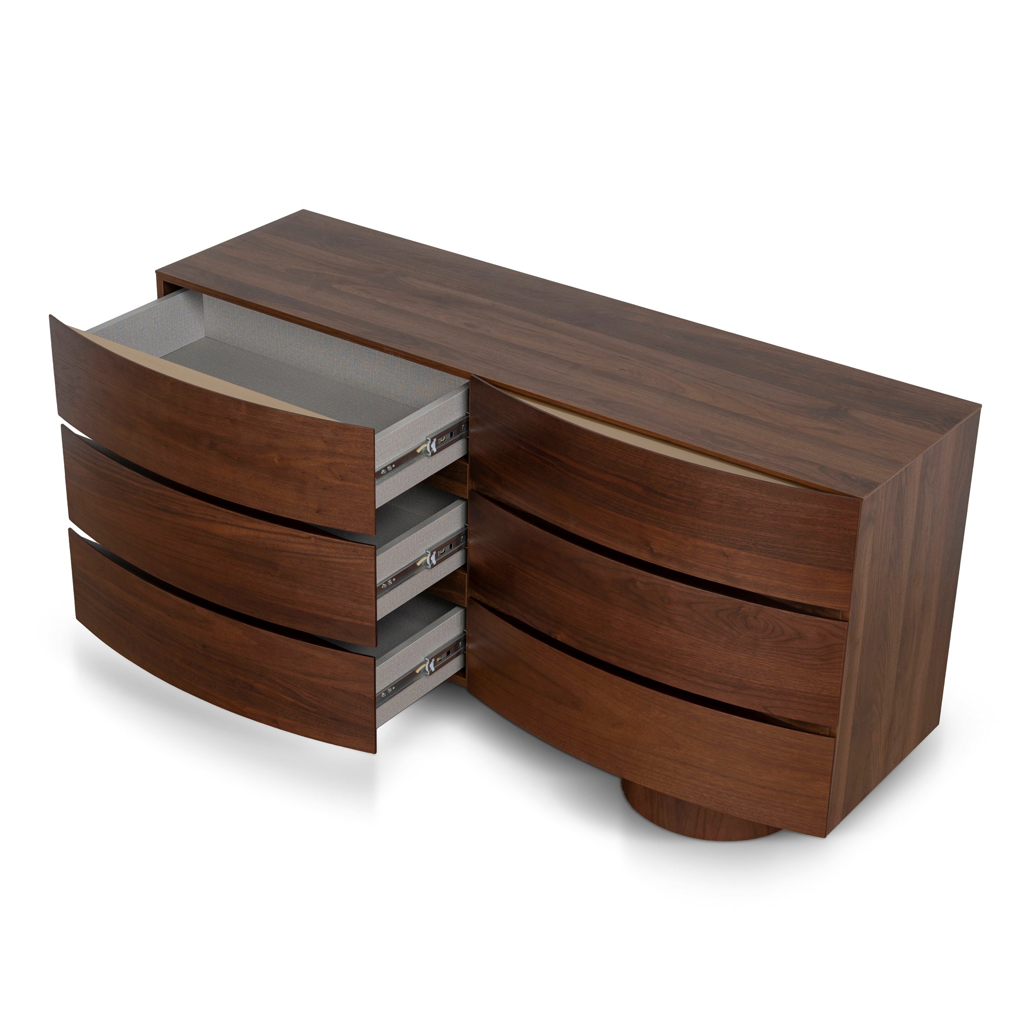 1.4m Chest of Drawer - Walnut