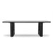 2.4m Recycled Fir Dining Table - Full Black - image 3