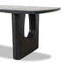 2.4m Recycled Fir Dining Table - Full Black - image 8