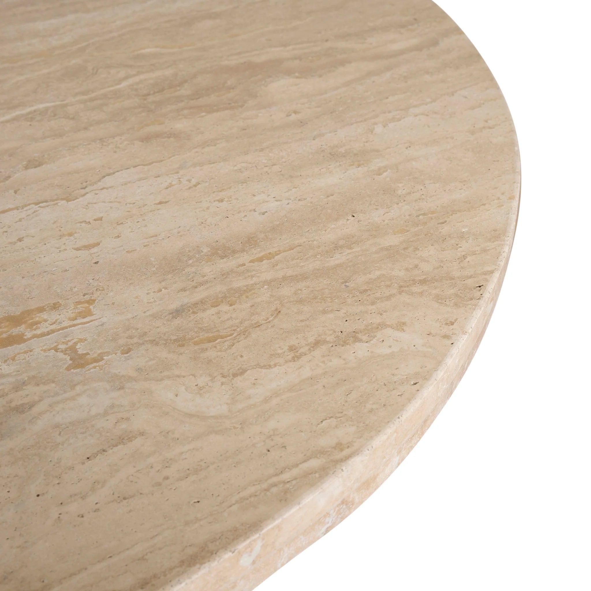 Minotala 2.8m Travertine Dining Table - Natural