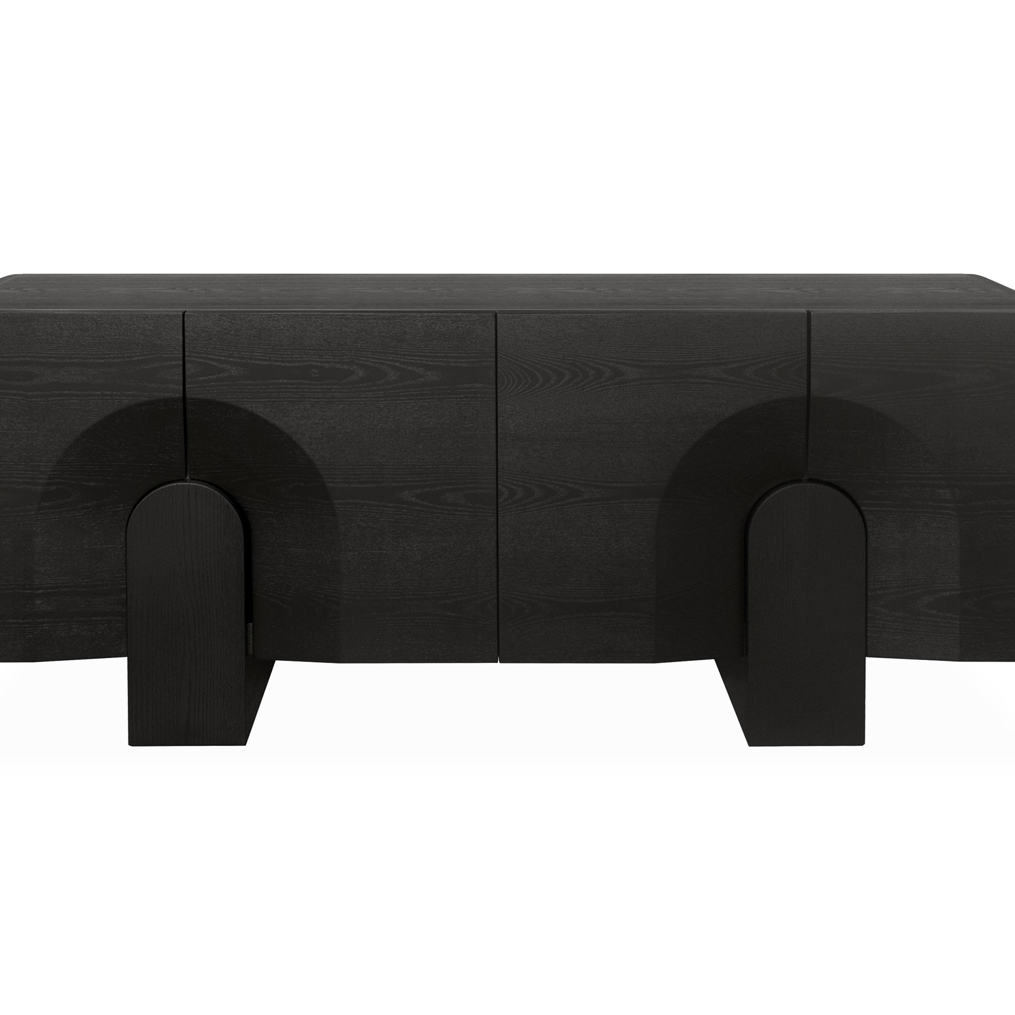 2.1m Buffet Unit - Textured Espresso Black