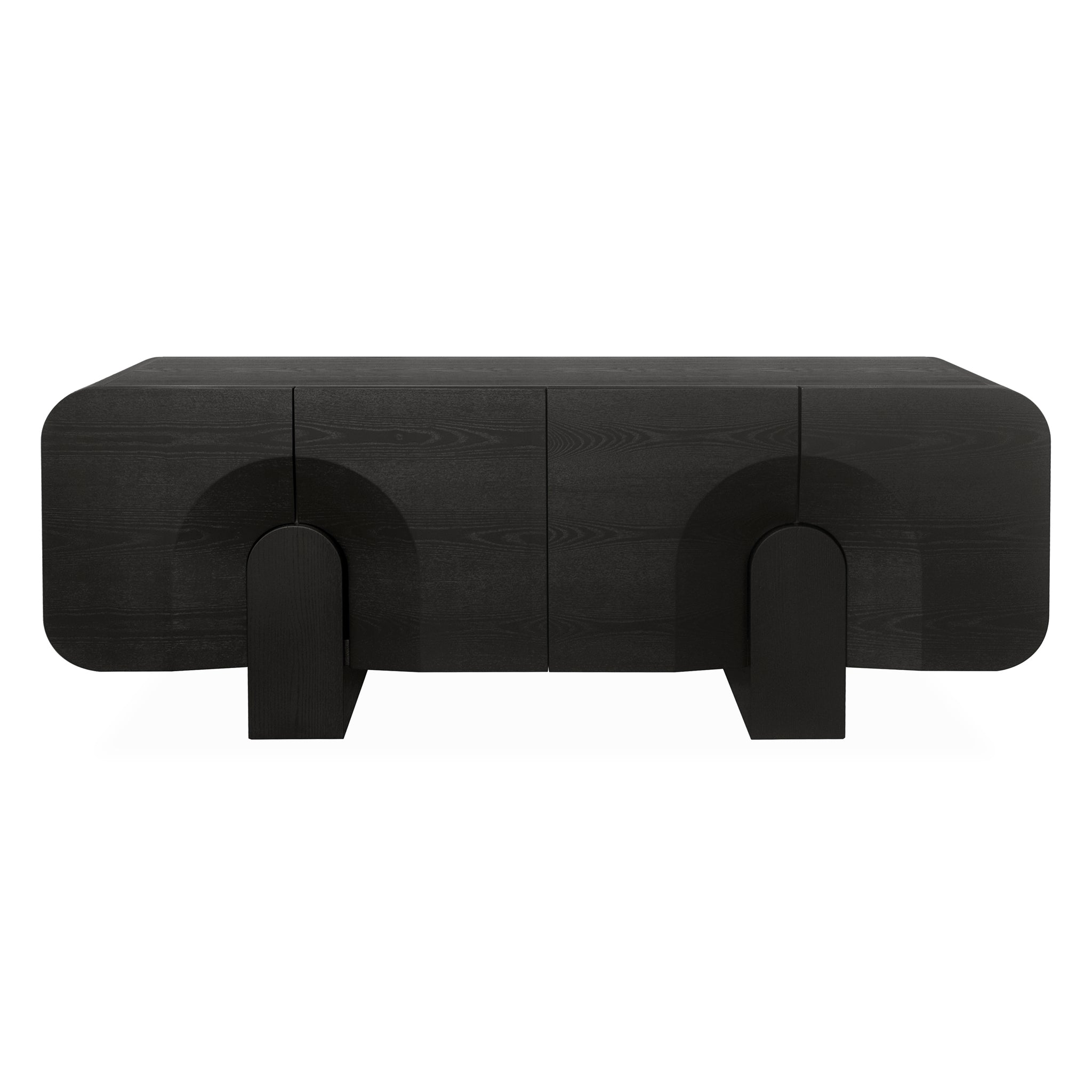 2.1m Buffet Unit - Textured Espresso Black