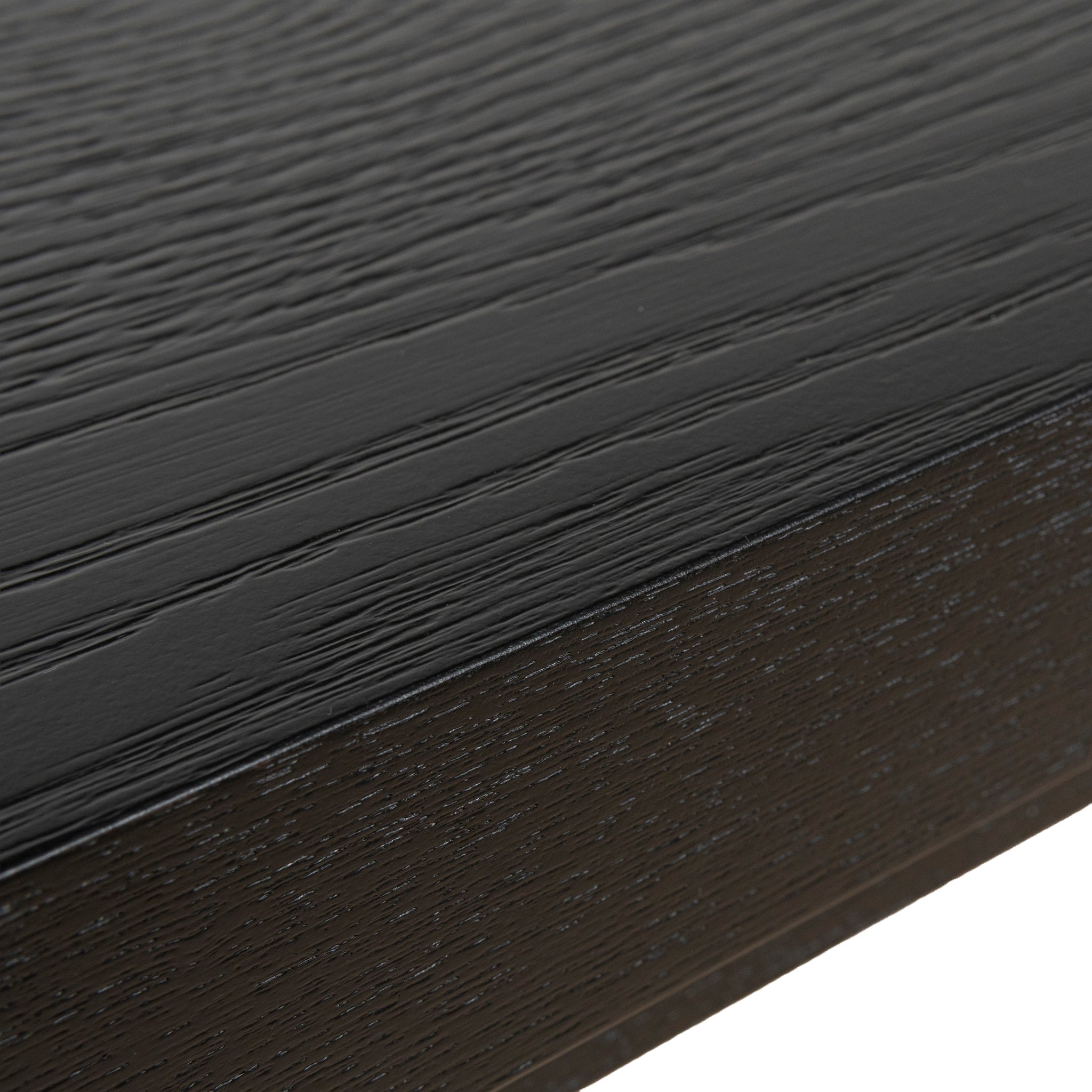 1.7m Console Table - Textured Espresso Black