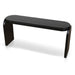 1.7m Console Table - Textured Espresso Black - image 3