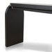 1.7m Console Table - Textured Espresso Black - image 4