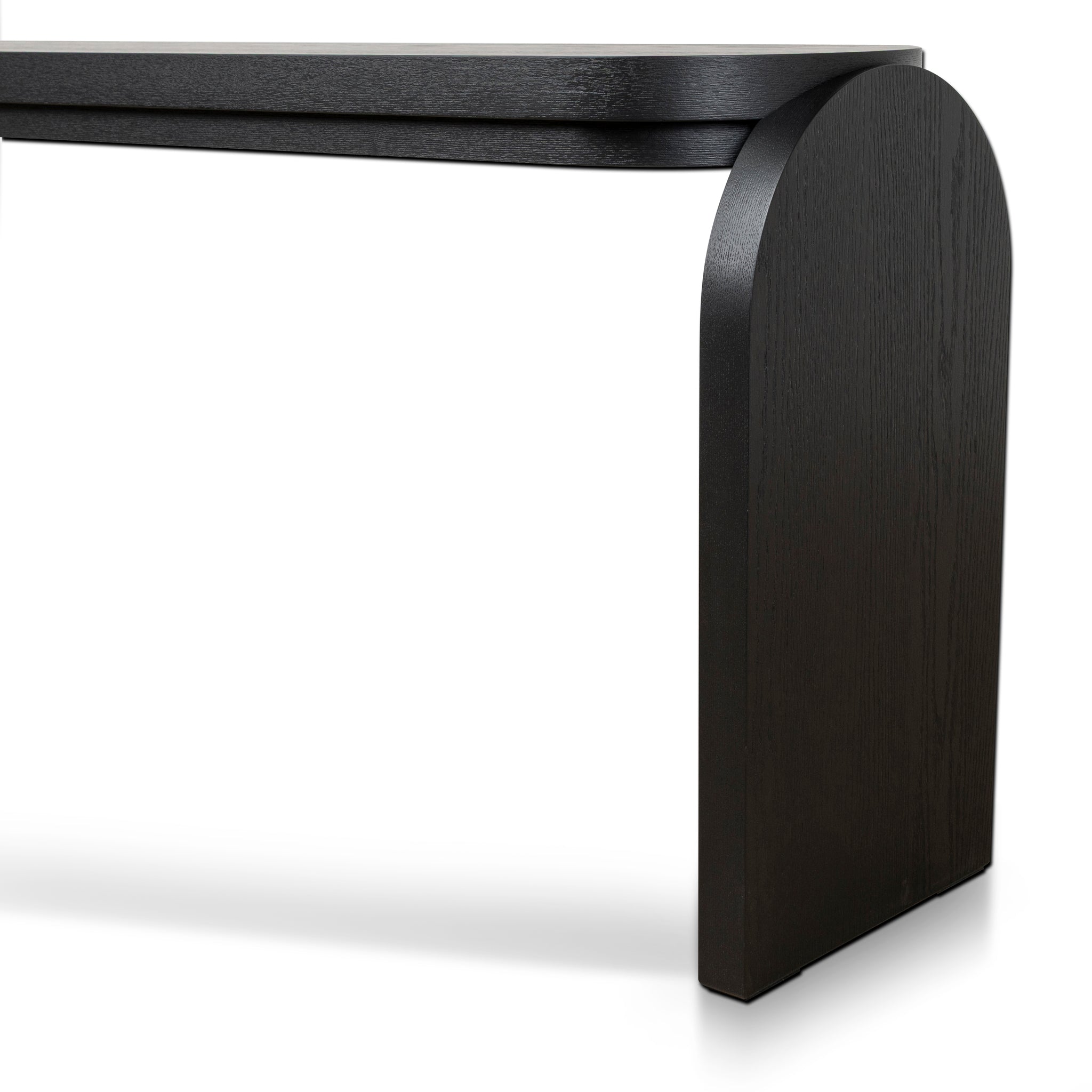 1.7m Console Table - Textured Espresso Black - image 5
