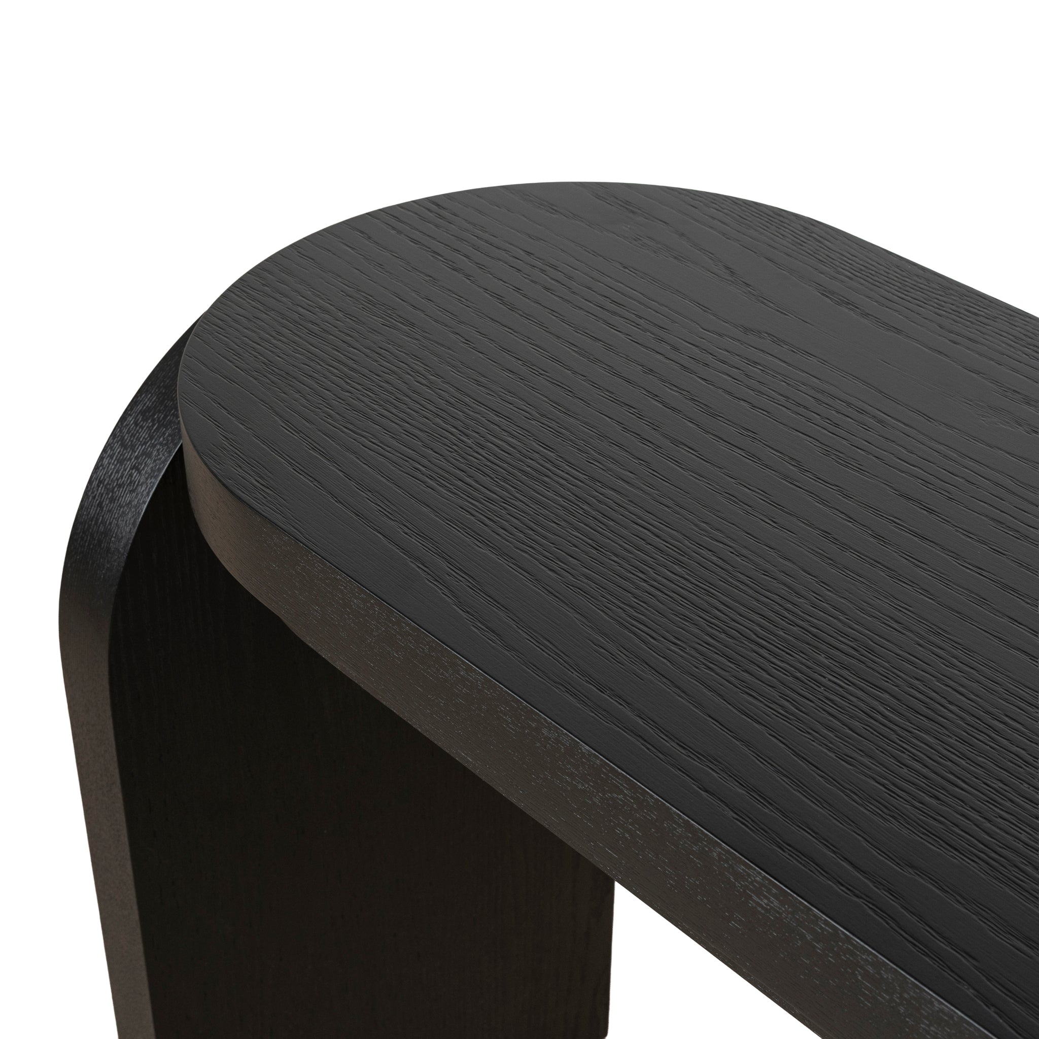 1.7m Console Table - Textured Espresso Black - image 8