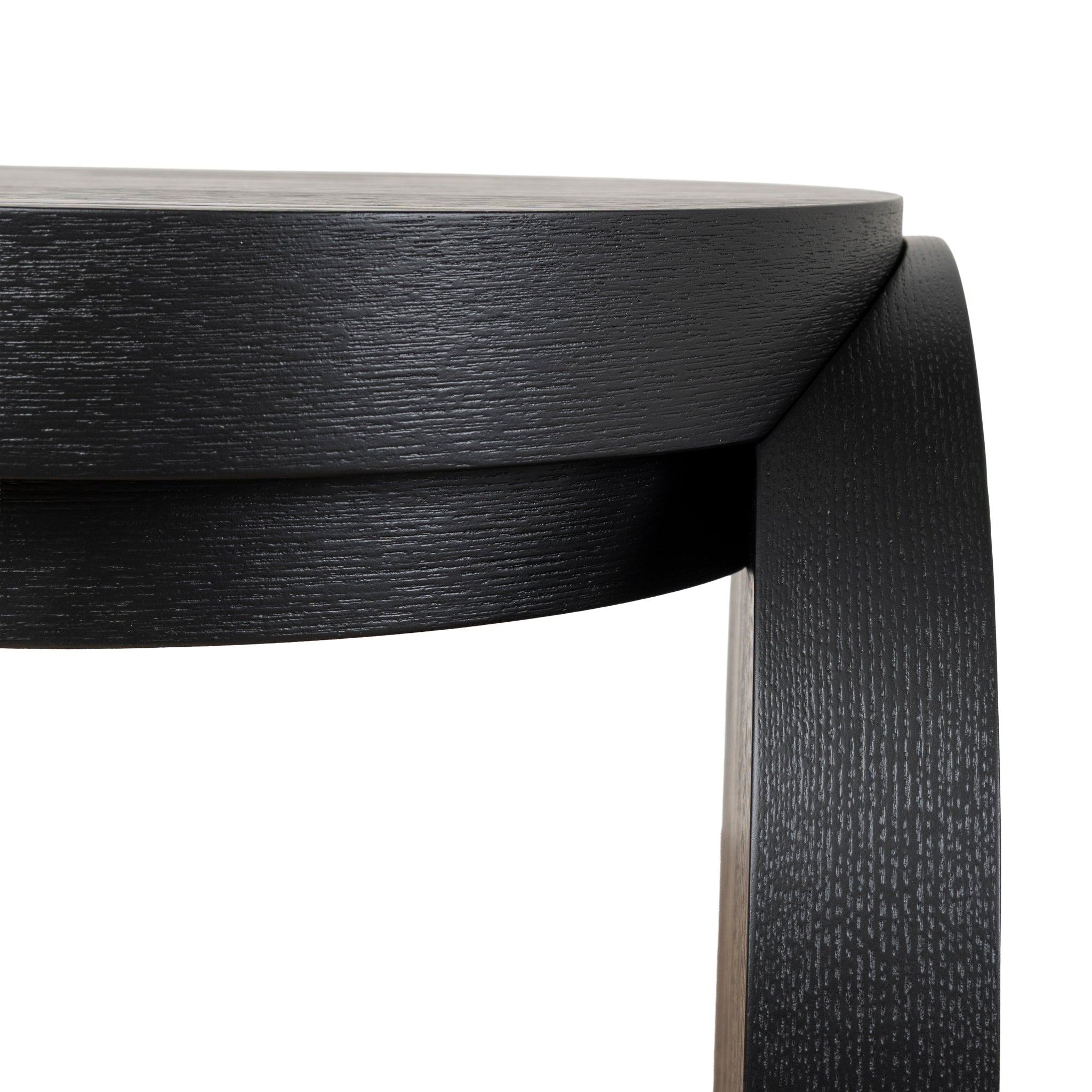 1.7m Console Table - Textured Espresso Black - image 7