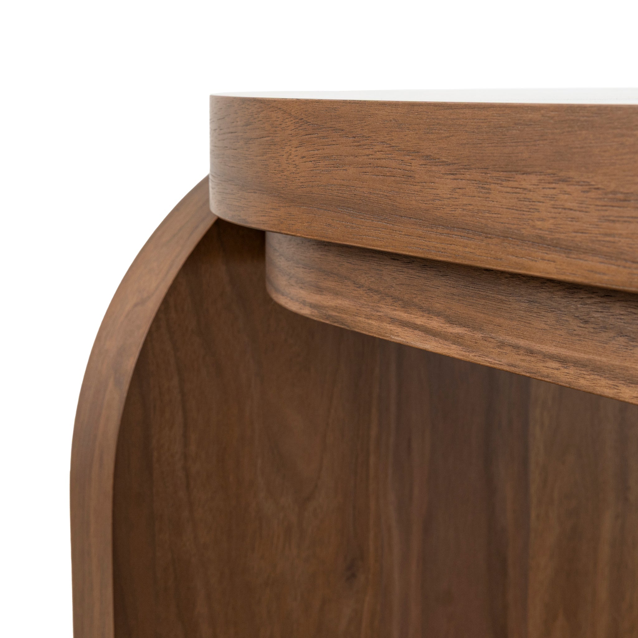 1.7m Console Table - Light Walnut