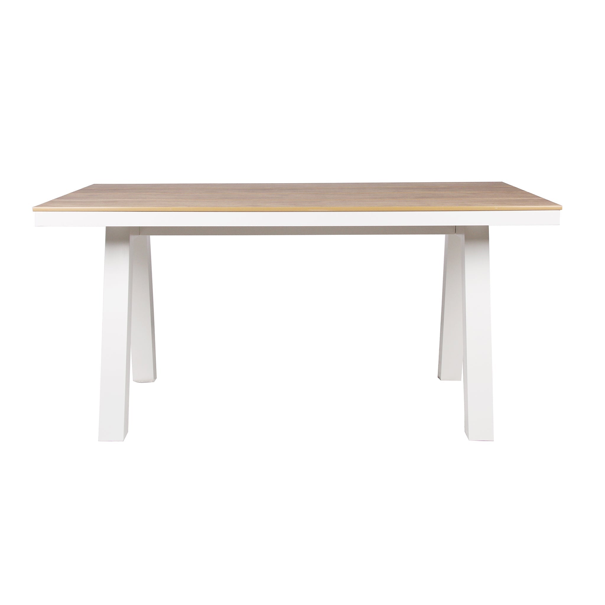 CDT10304-ID 1.8m Sand White Outdoor Dining Table - Natural