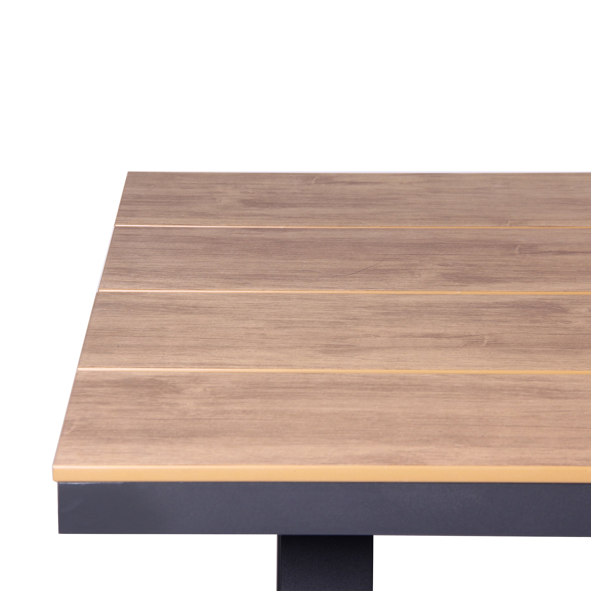 1.8m Charcoal Outdoor Dining Table - Natural - image 8