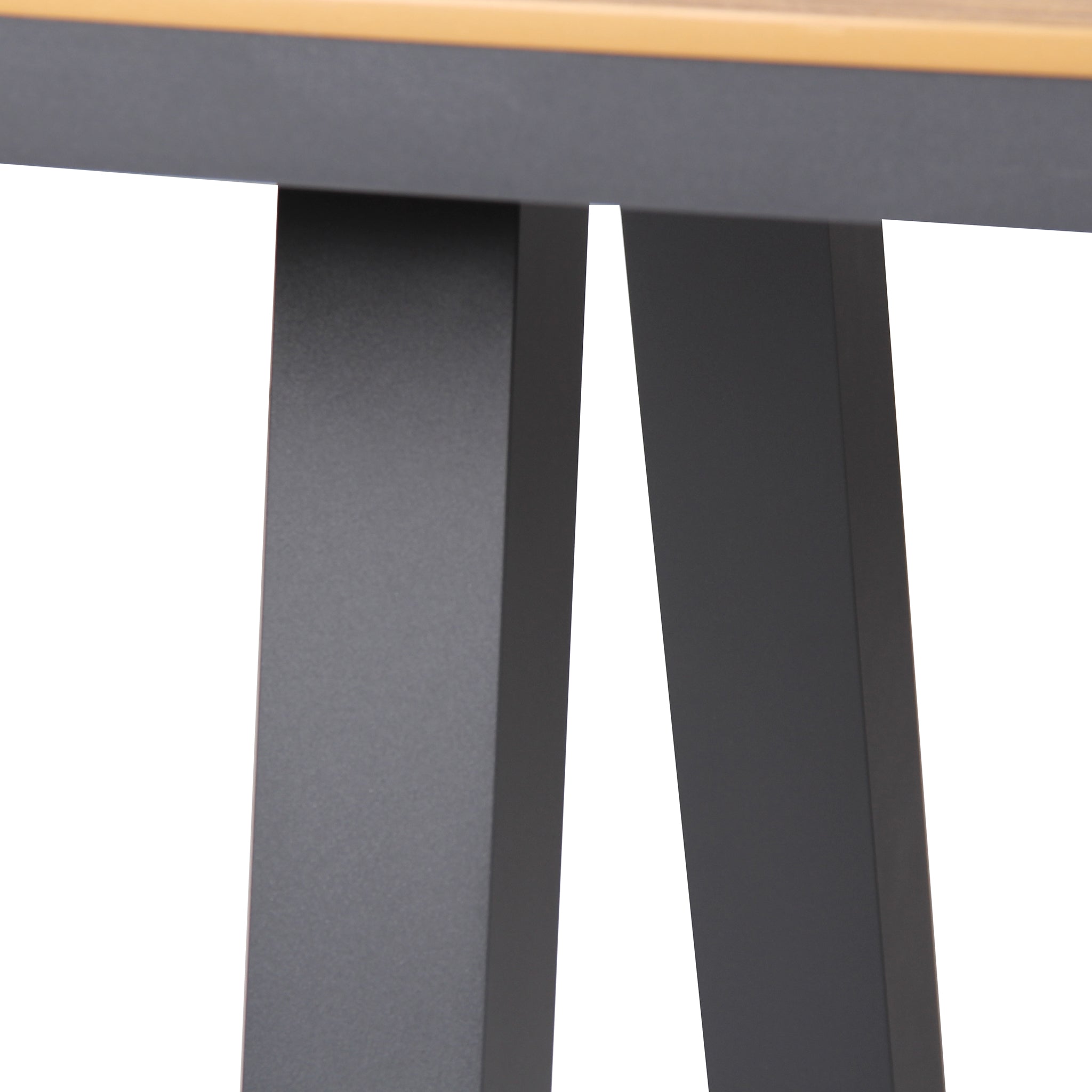 1.8m Charcoal Outdoor Dining Table - Natural - image 9