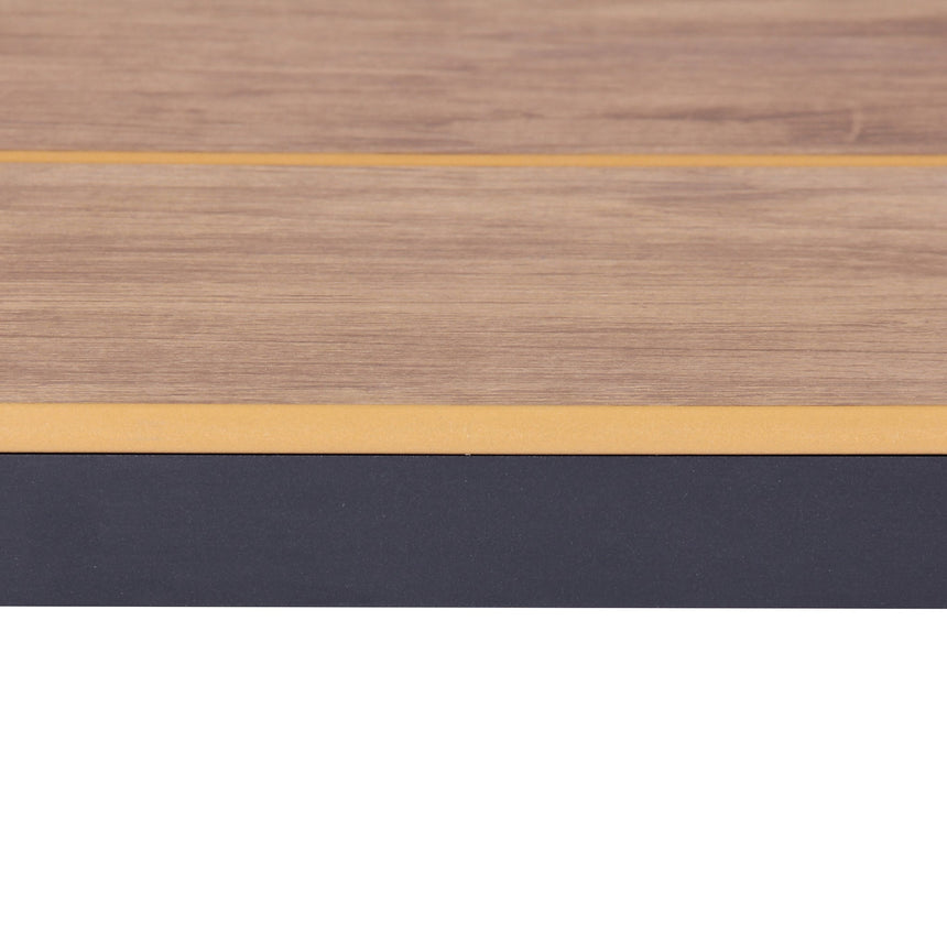 2.3m Charcoal Outdoor Dining Table - Natural