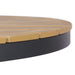 90cm Round Charcoal Outdoor Dining Table - Natural - image 5