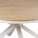 1.4m Round Sand White Outdoor Dining Table - Natural - image 3