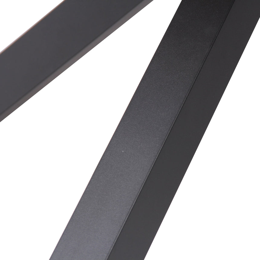 1.4m Round Charcoal Outdoor Dining Table - Natural