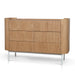 Showcasing Nesilora 1.2m Chest of Drawers - Natural DT10378-KD Chest by Calibre Furniturs