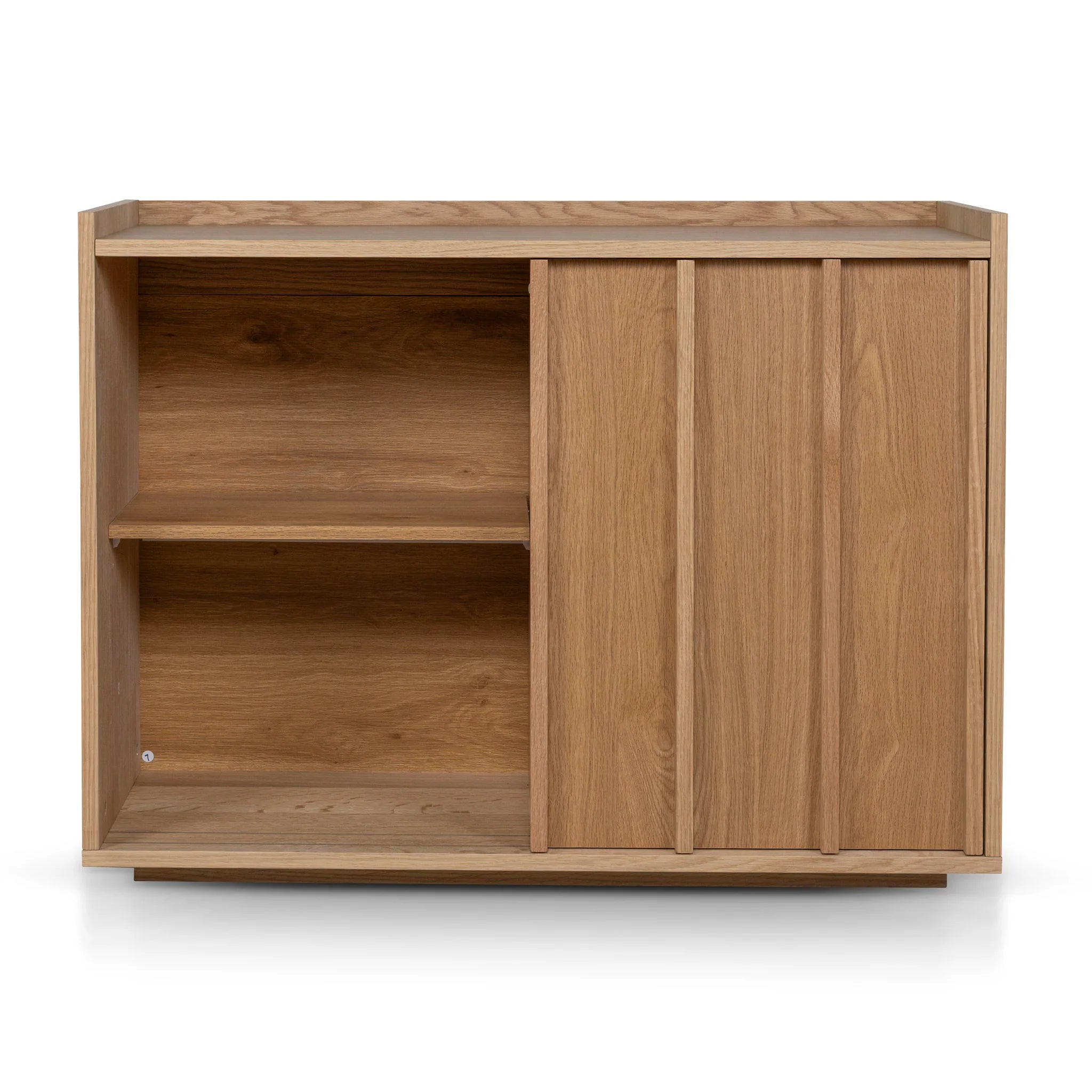 Showcasing Ritoluna 100cm Sideboard Unit - Natural DT10382-KD Sideboard by Calibre Furniturs