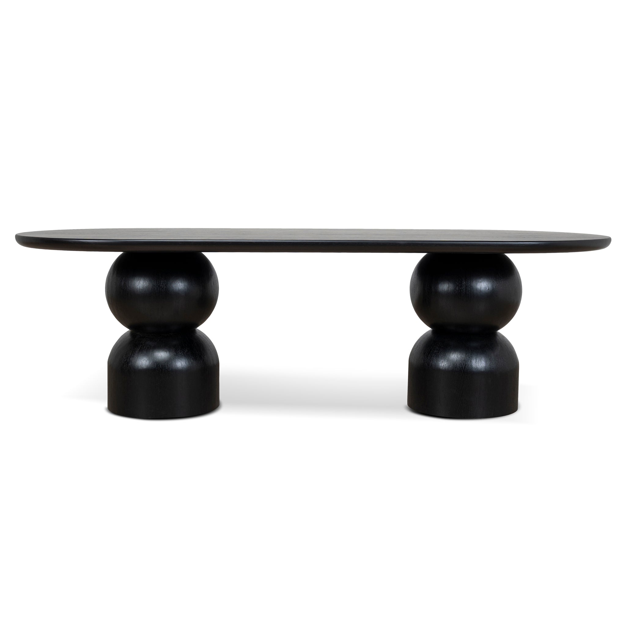 CDT10403-CN 2.5m Dining Table - Full Black