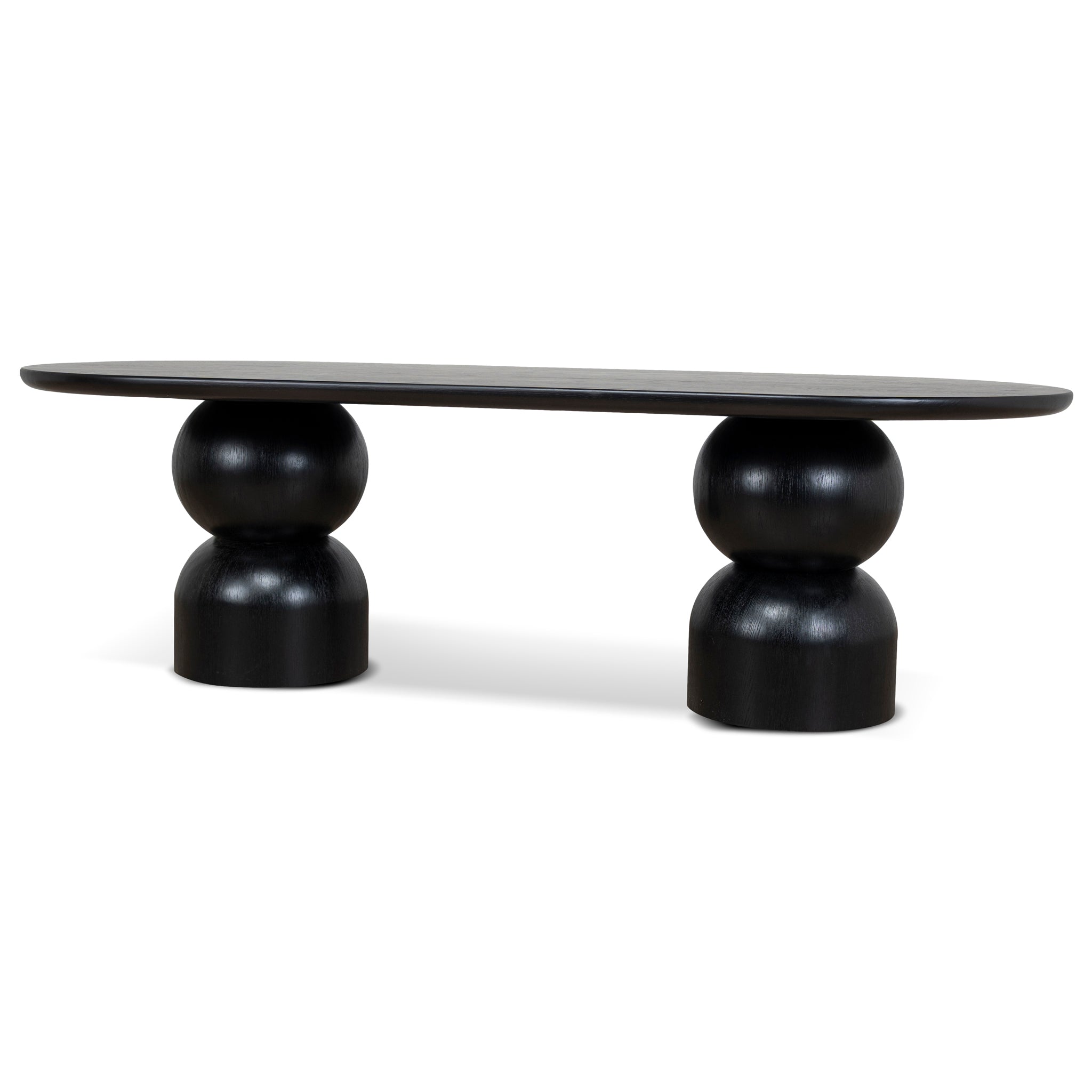 CDT10403-CN 2.5m Dining Table - Full Black