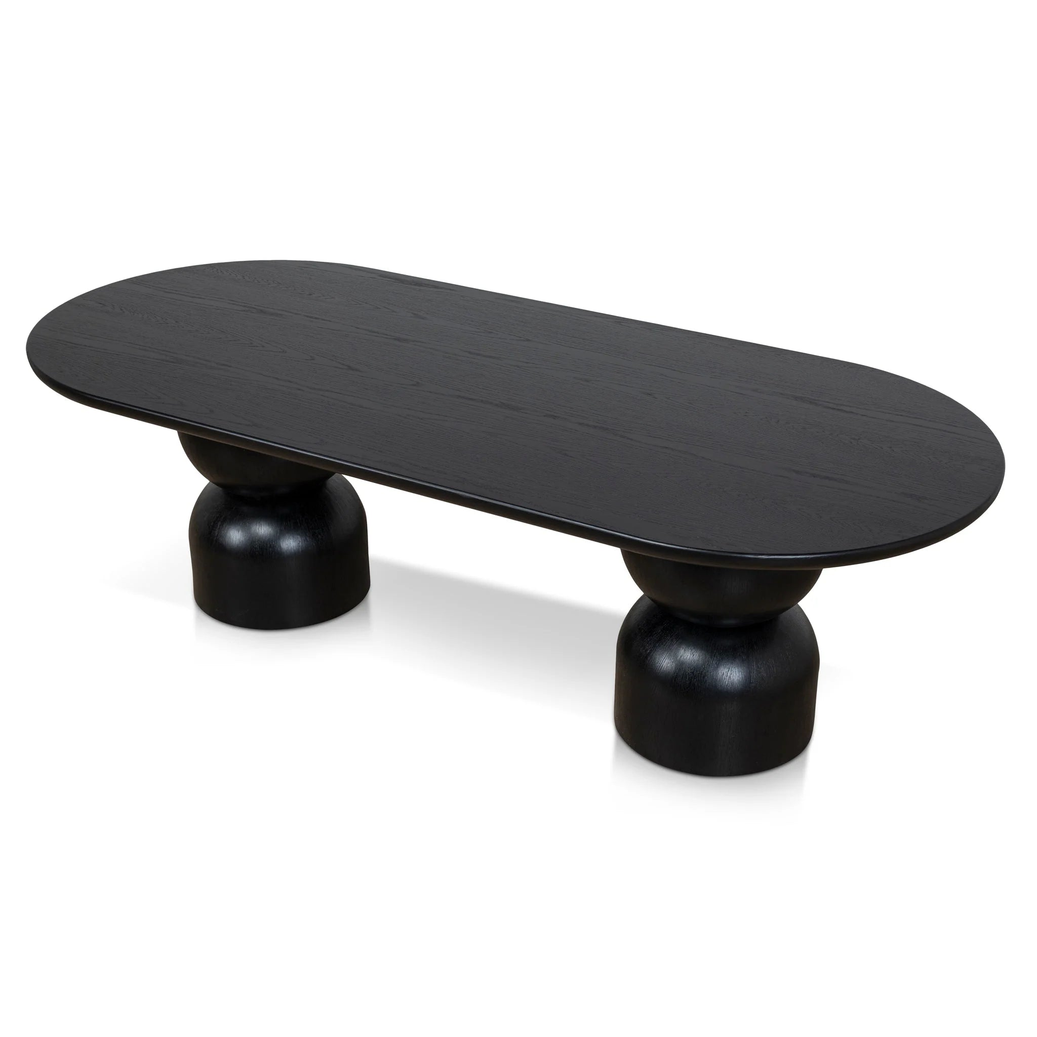 Showcasing Luratala 2.5m Dining Table - Full Black DT10403-CN Dining Table by Calibre Furniturs