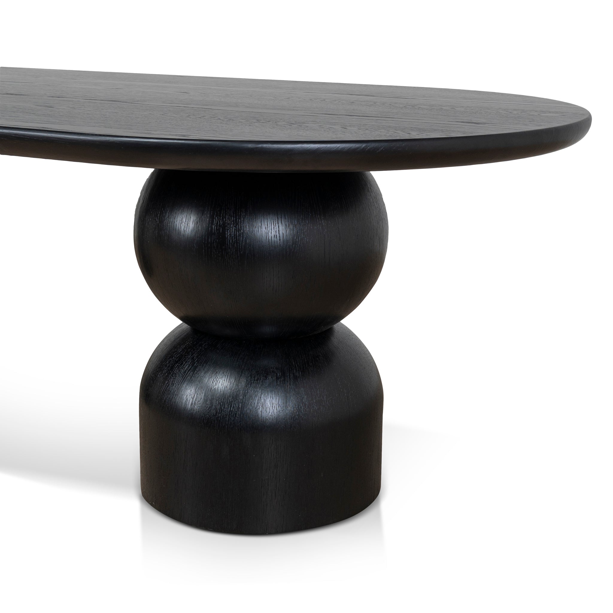CDT10405-CN 2.8m Dining Table - Full Black