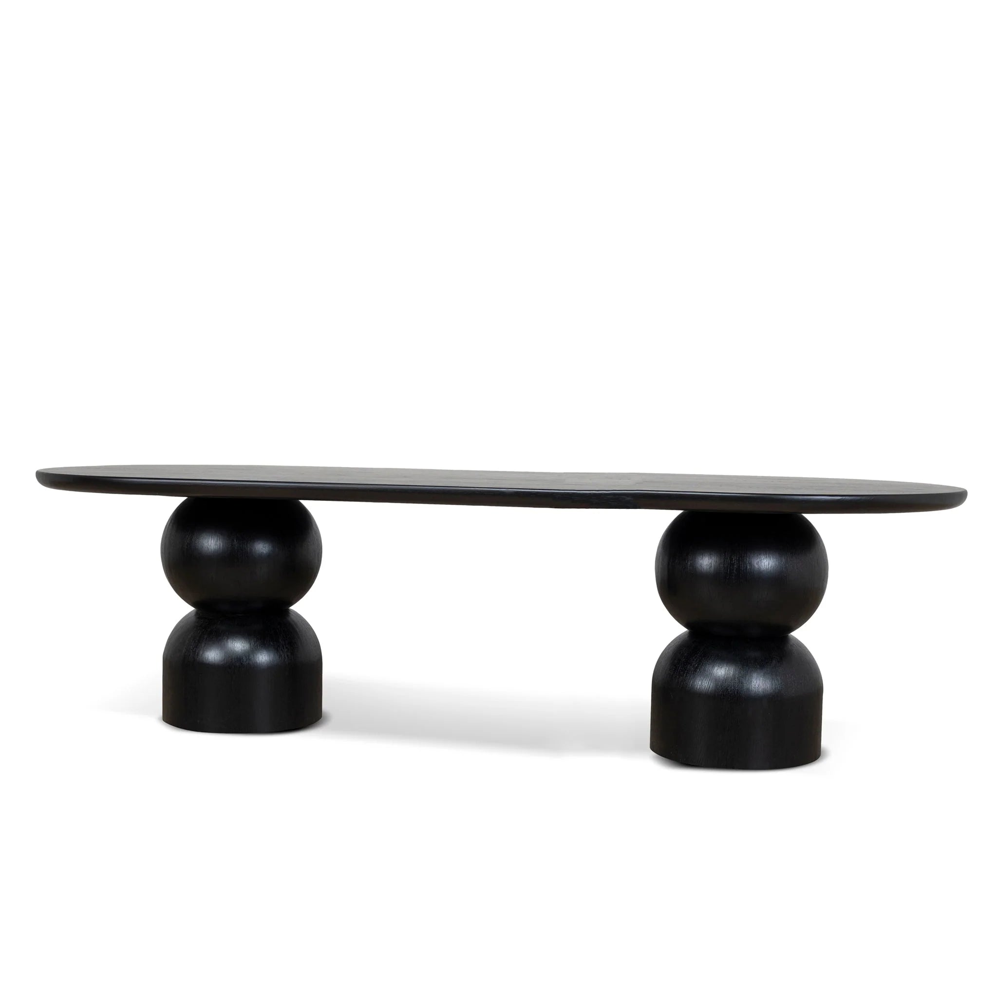 Showcasing Losivana 2.8m Dining Table - Full Black DT10405-CN Dining Table by Calibre Furniturs