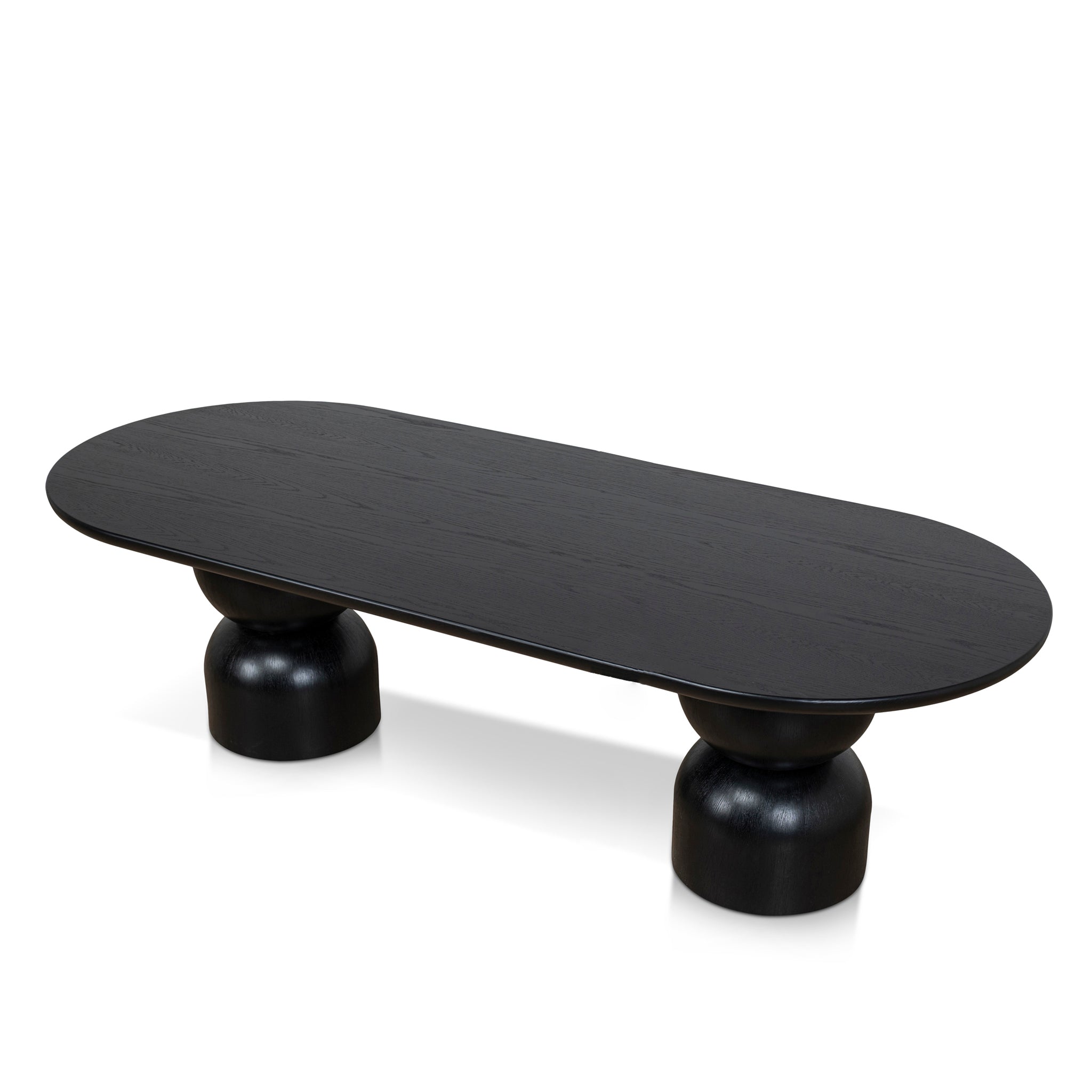 2.8m Dining Table - Full Black