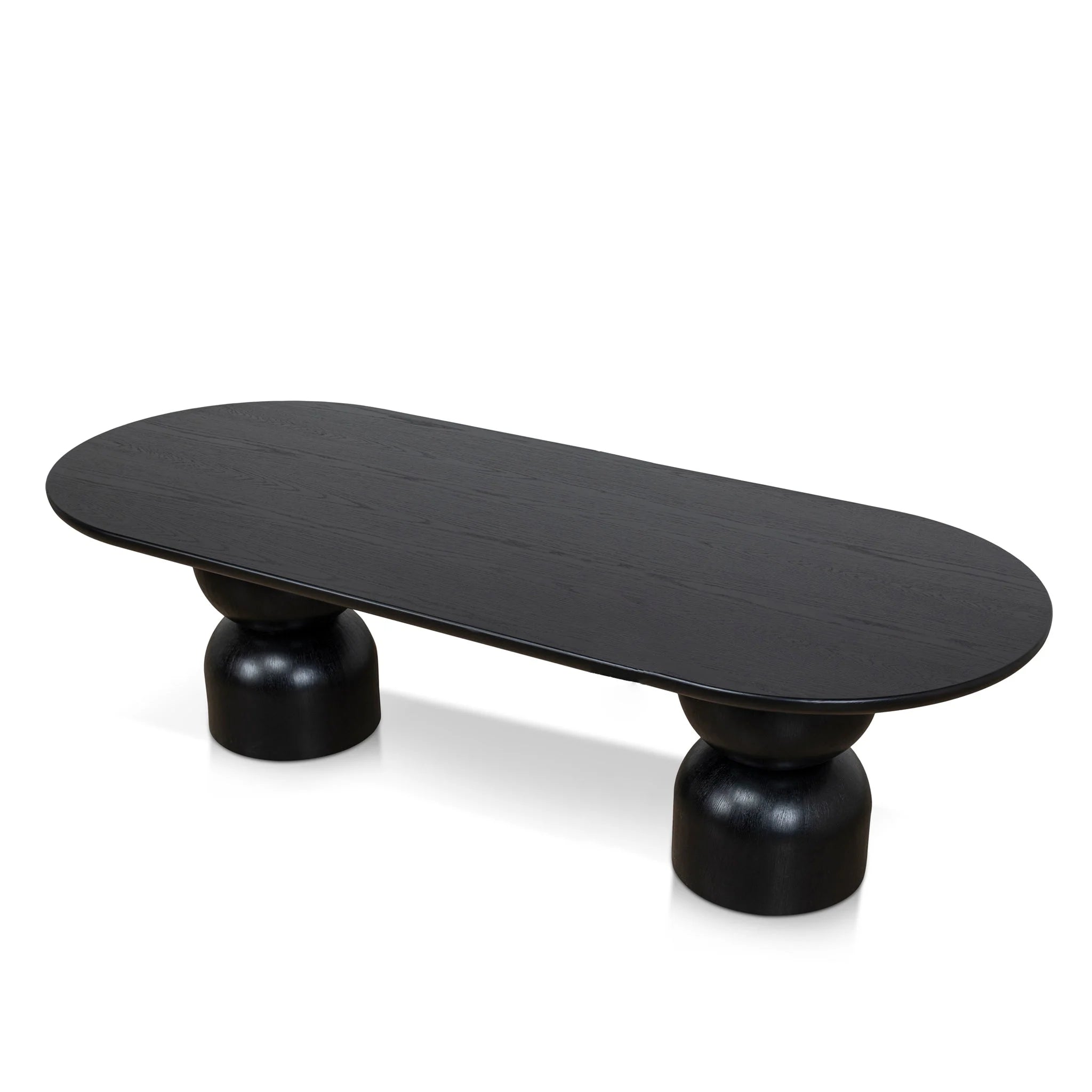 Showcasing Losivana 2.8m Dining Table - Full Black DT10405-CN Dining Table by Calibre Furniturs